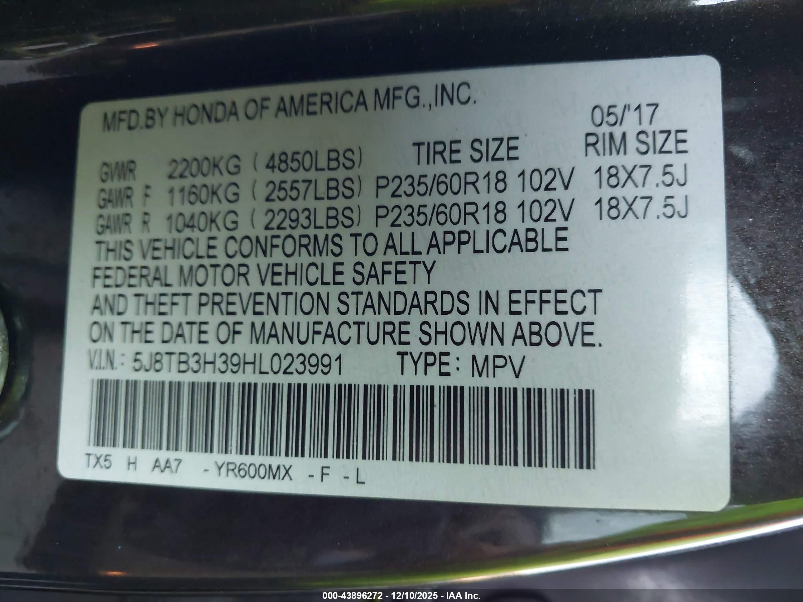 ACURA RDX image 9