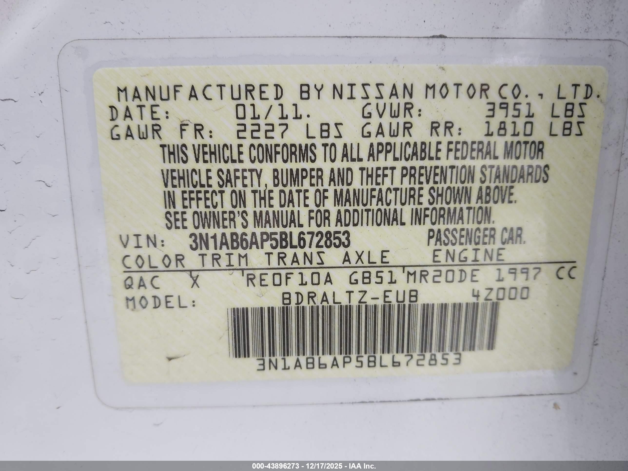 NISSAN SENTRA image 9