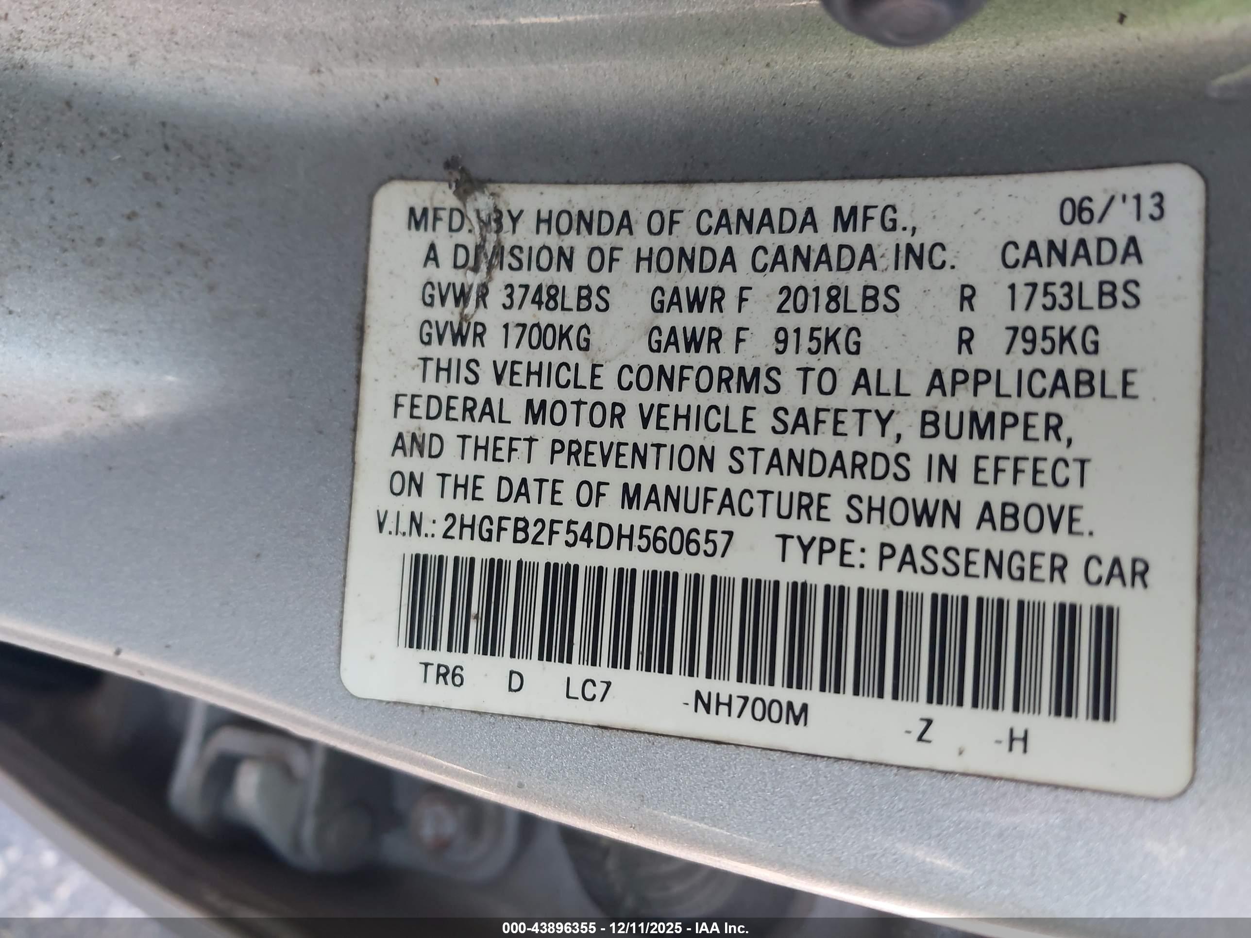 HONDA CIVIC image 9