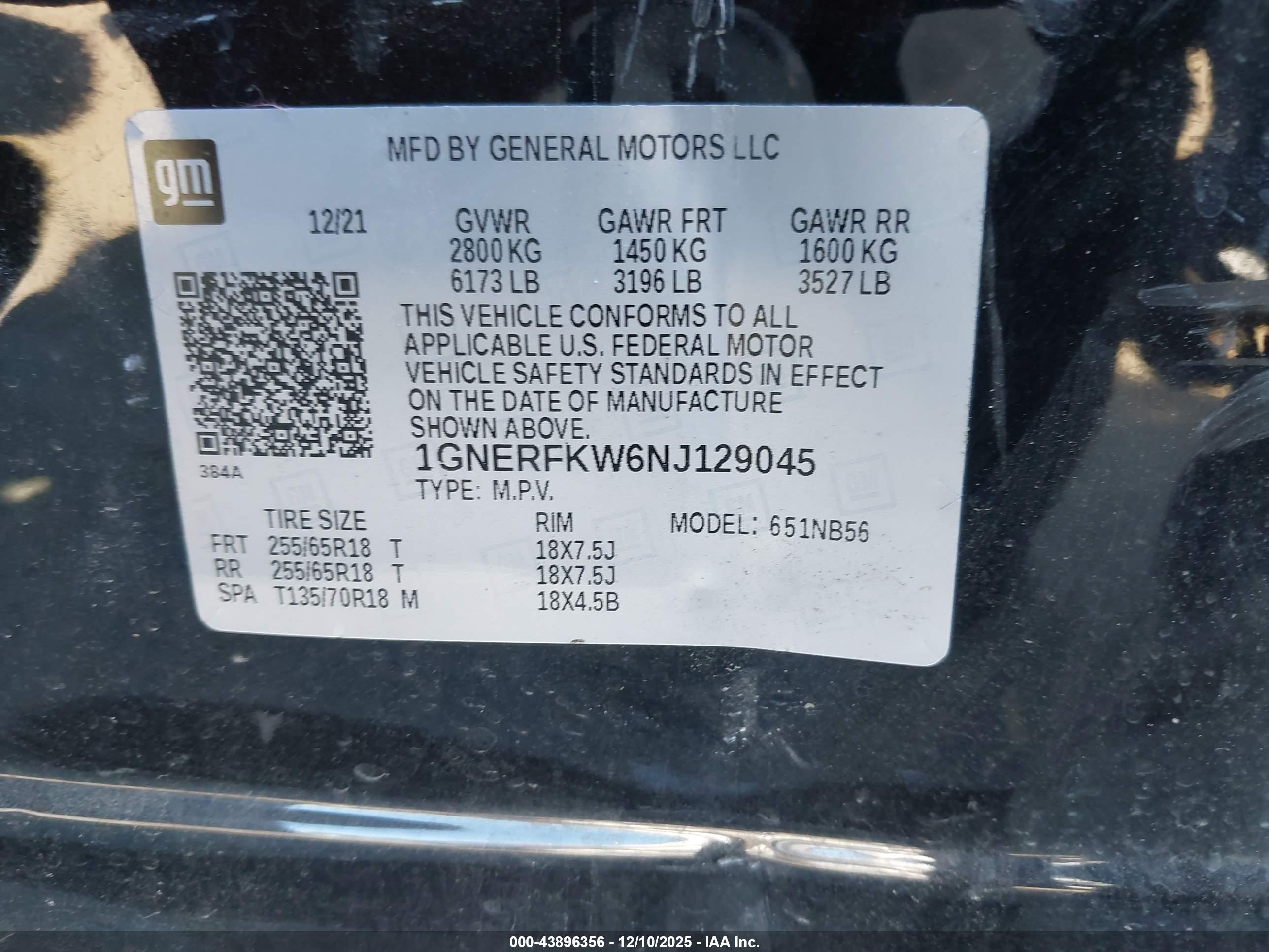 CHEVROLET TRAVERSE image 9