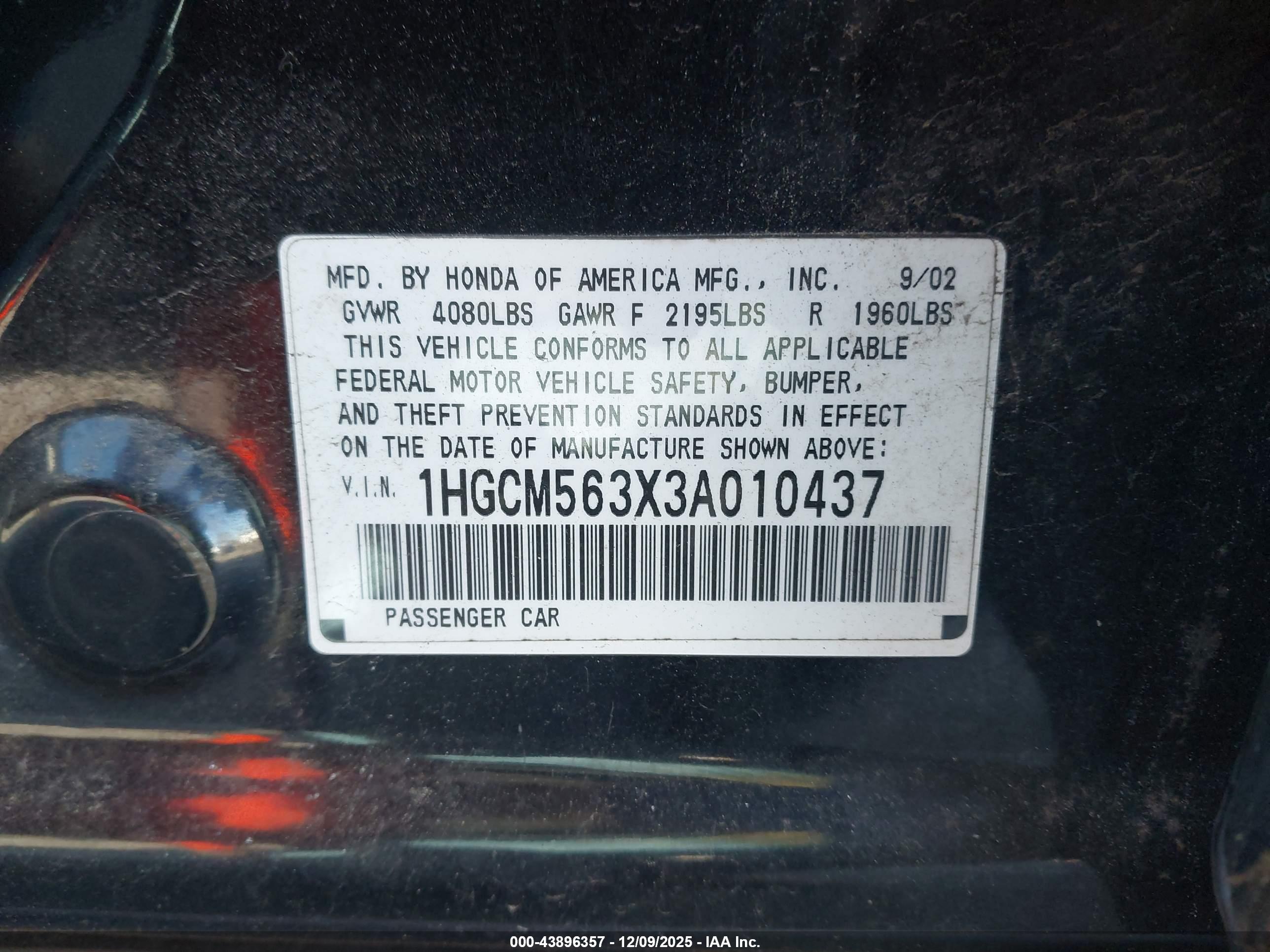HONDA ACCORD image 9