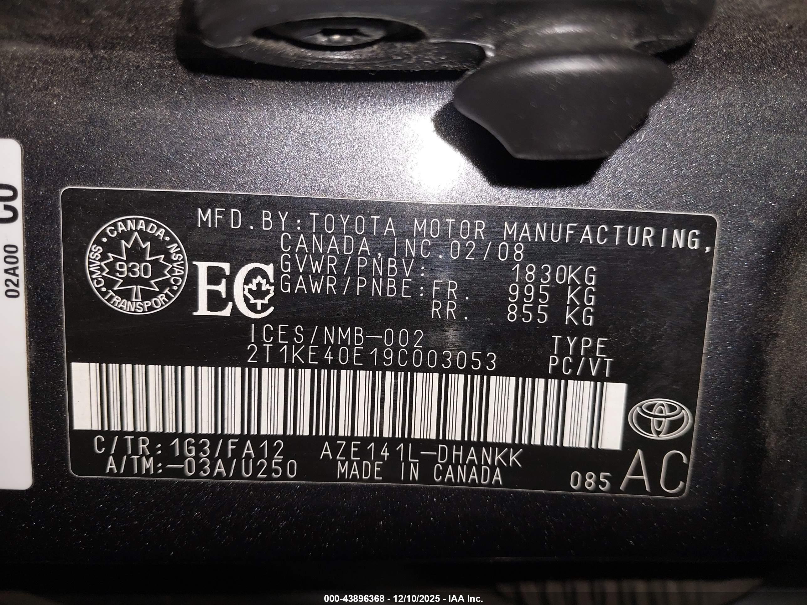 TOYOTA MATRIX image 9