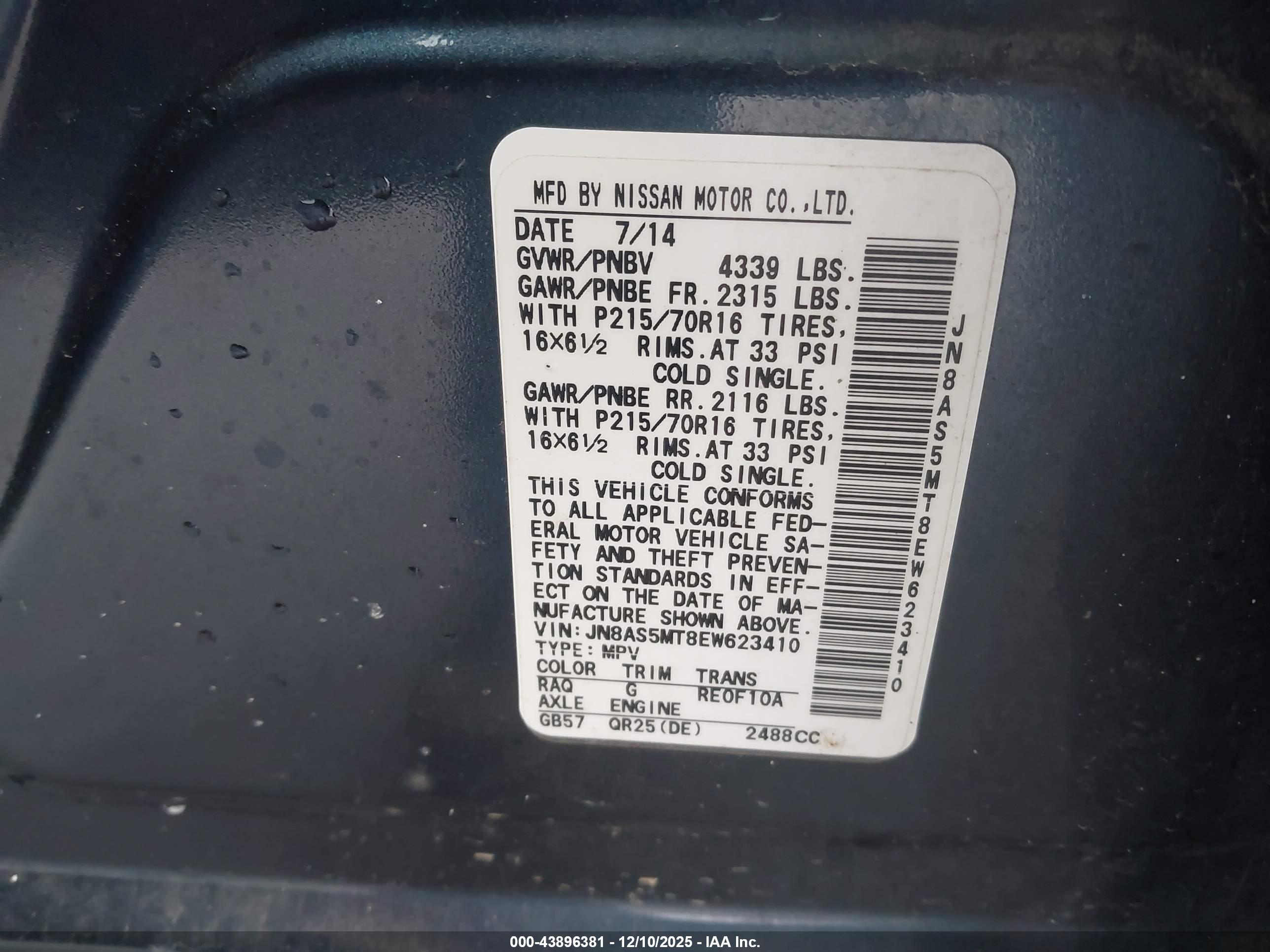 NISSAN ROGUE image 9