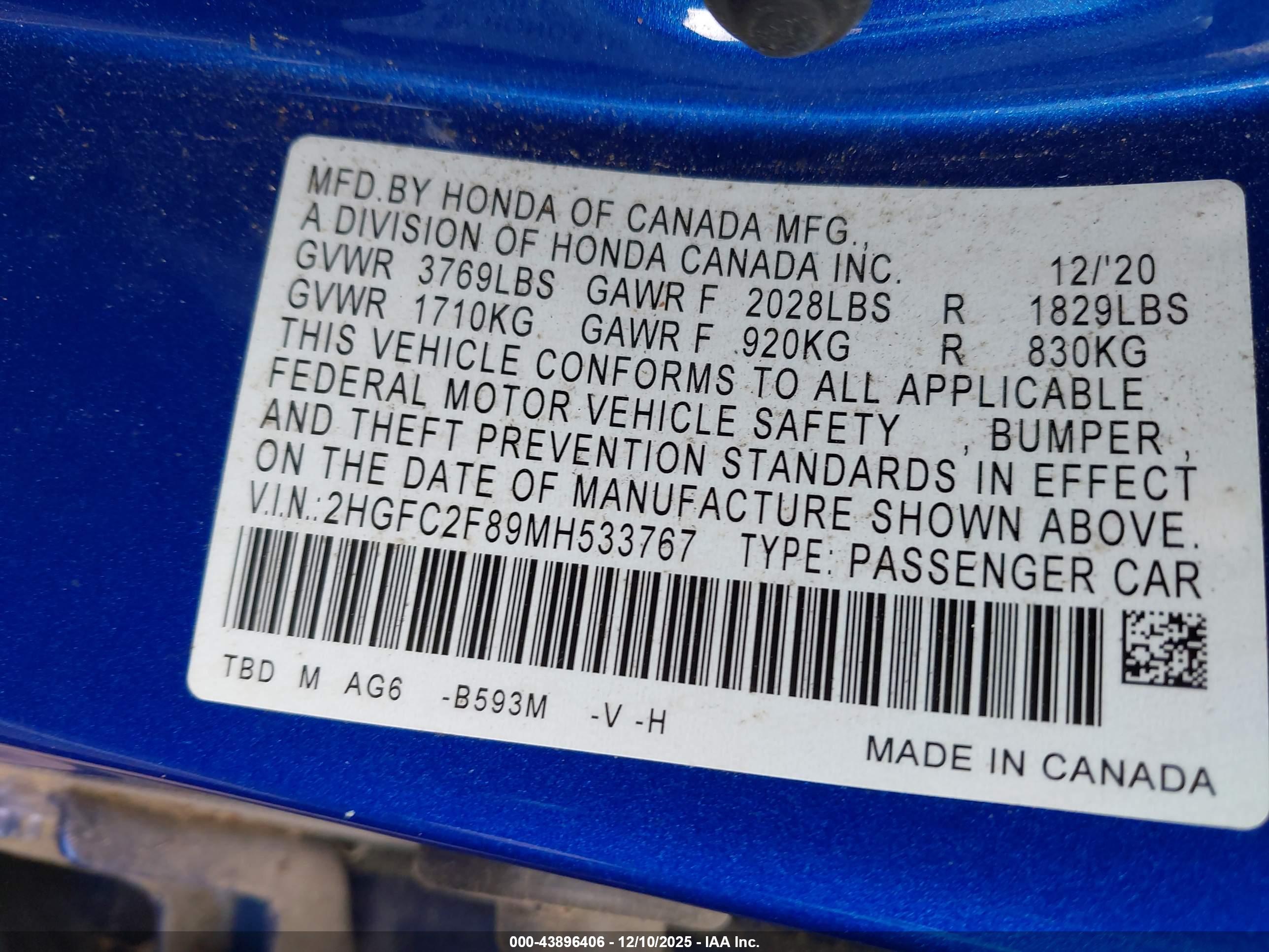 HONDA CIVIC image 9