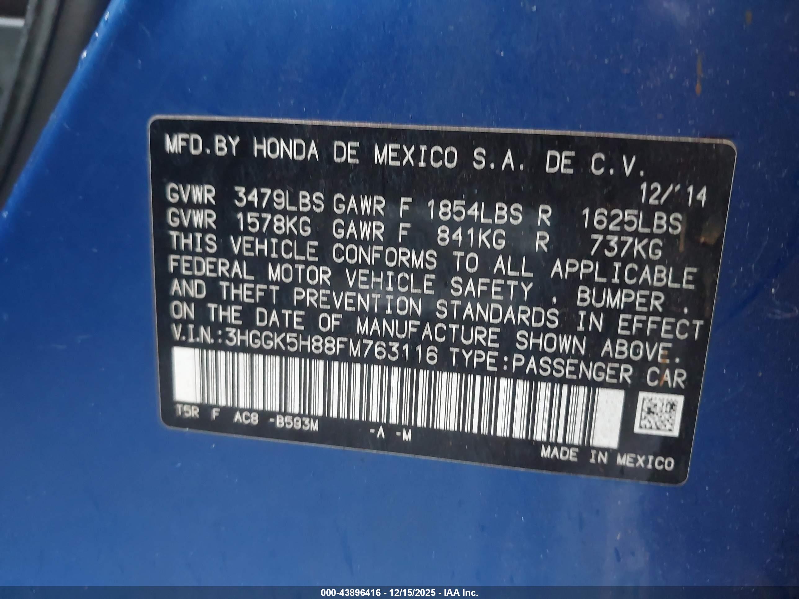 HONDA FIT image 9