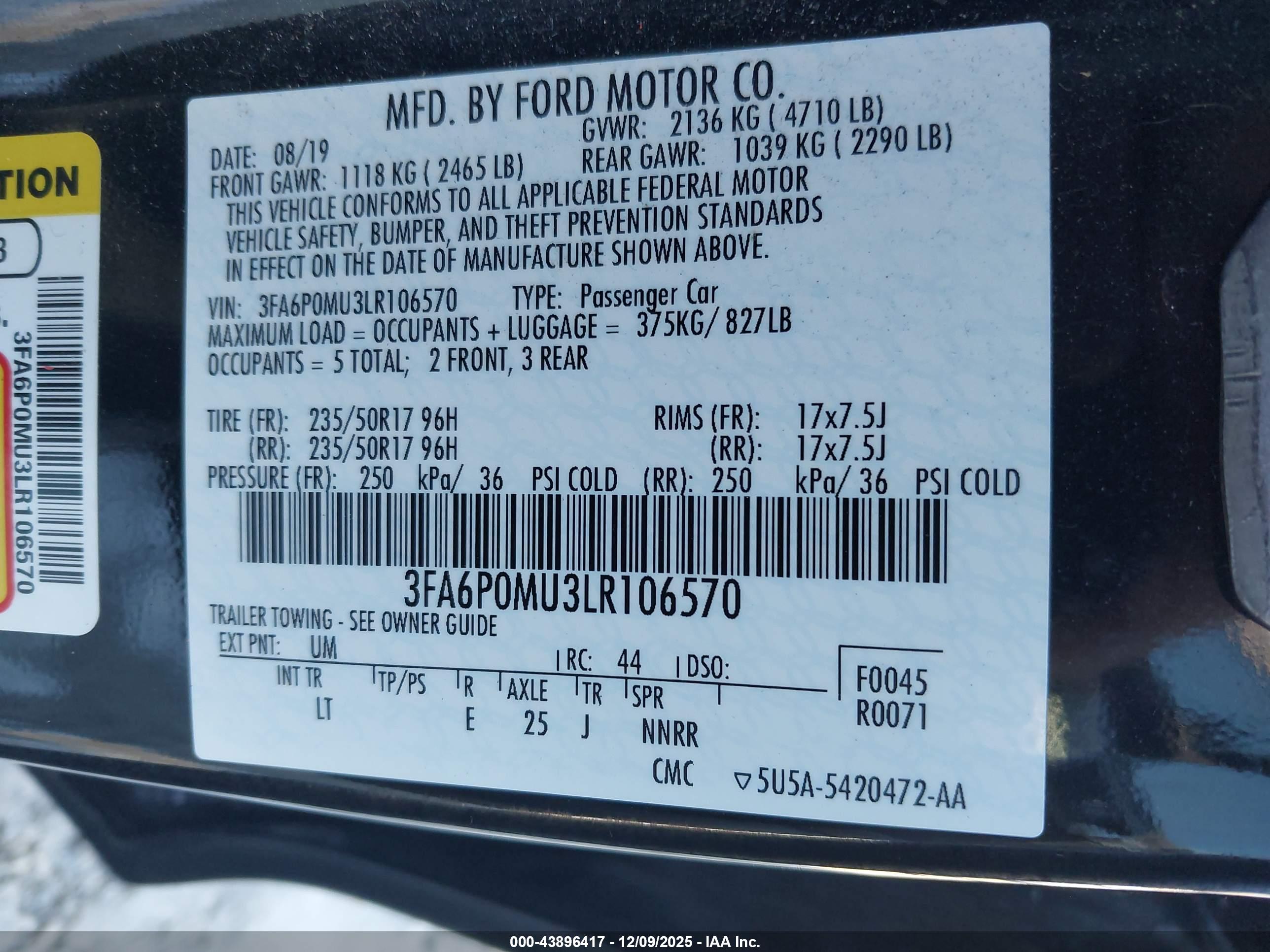 FORD FUSION image 9