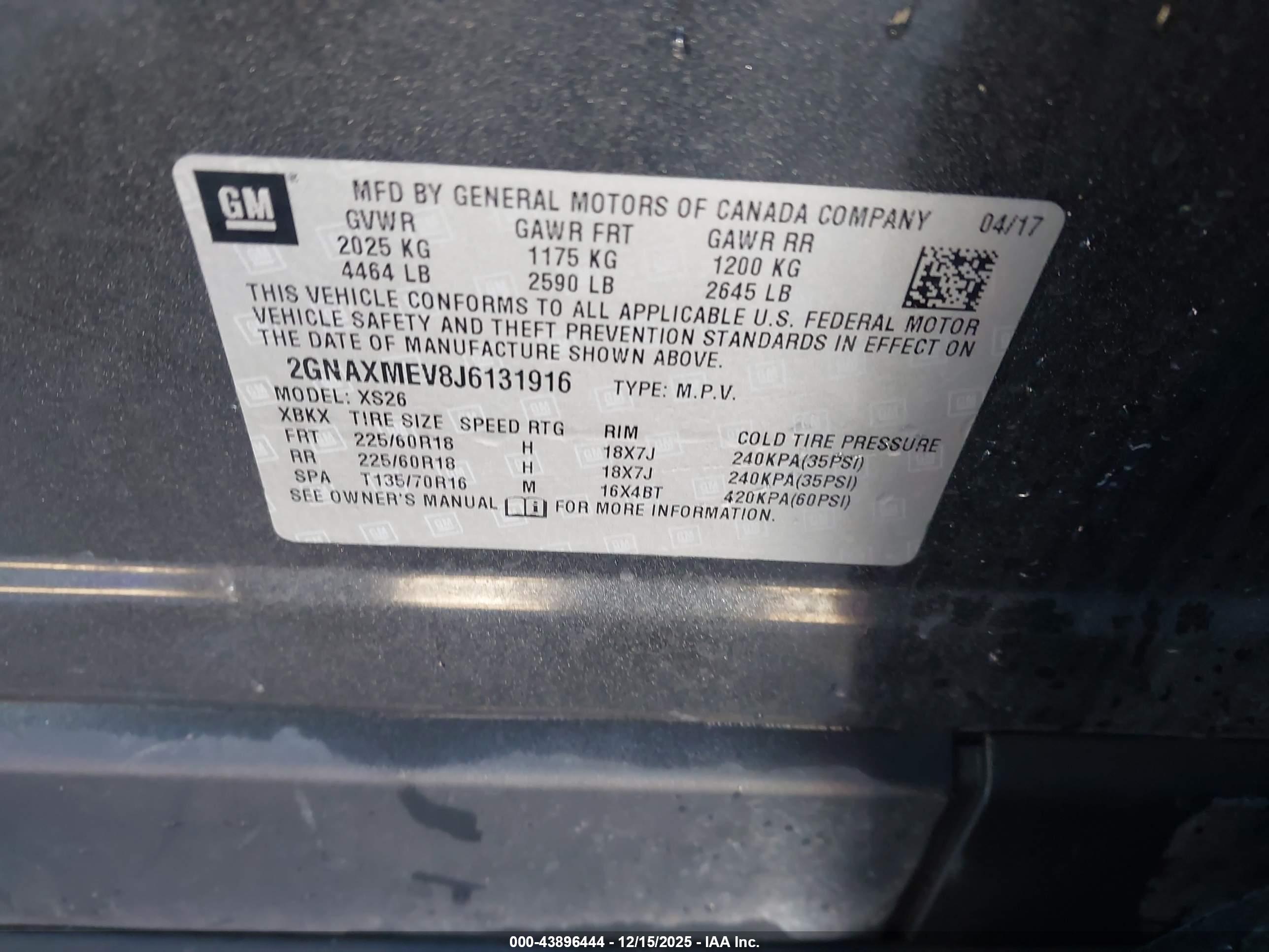 CHEVROLET EQUINOX image 9
