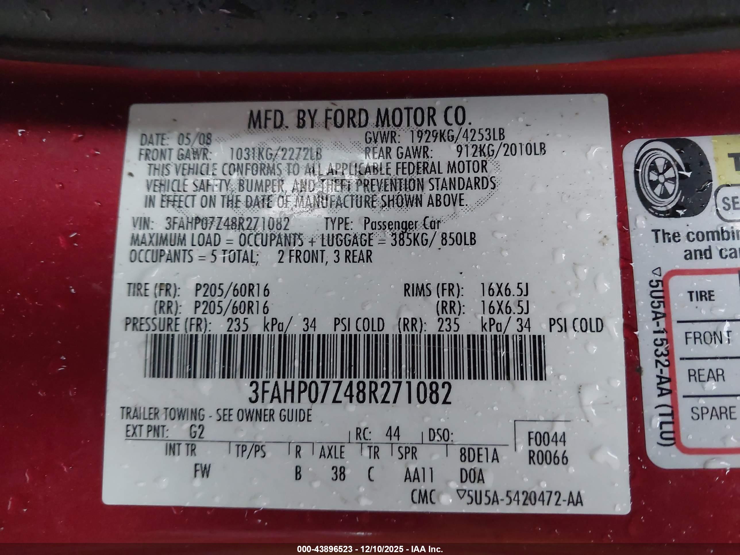 FORD FUSION image 9