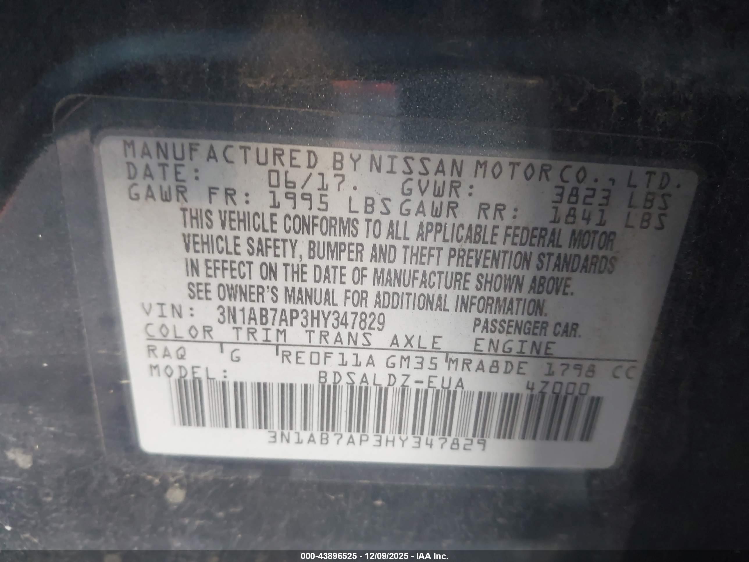 NISSAN SENTRA image 9
