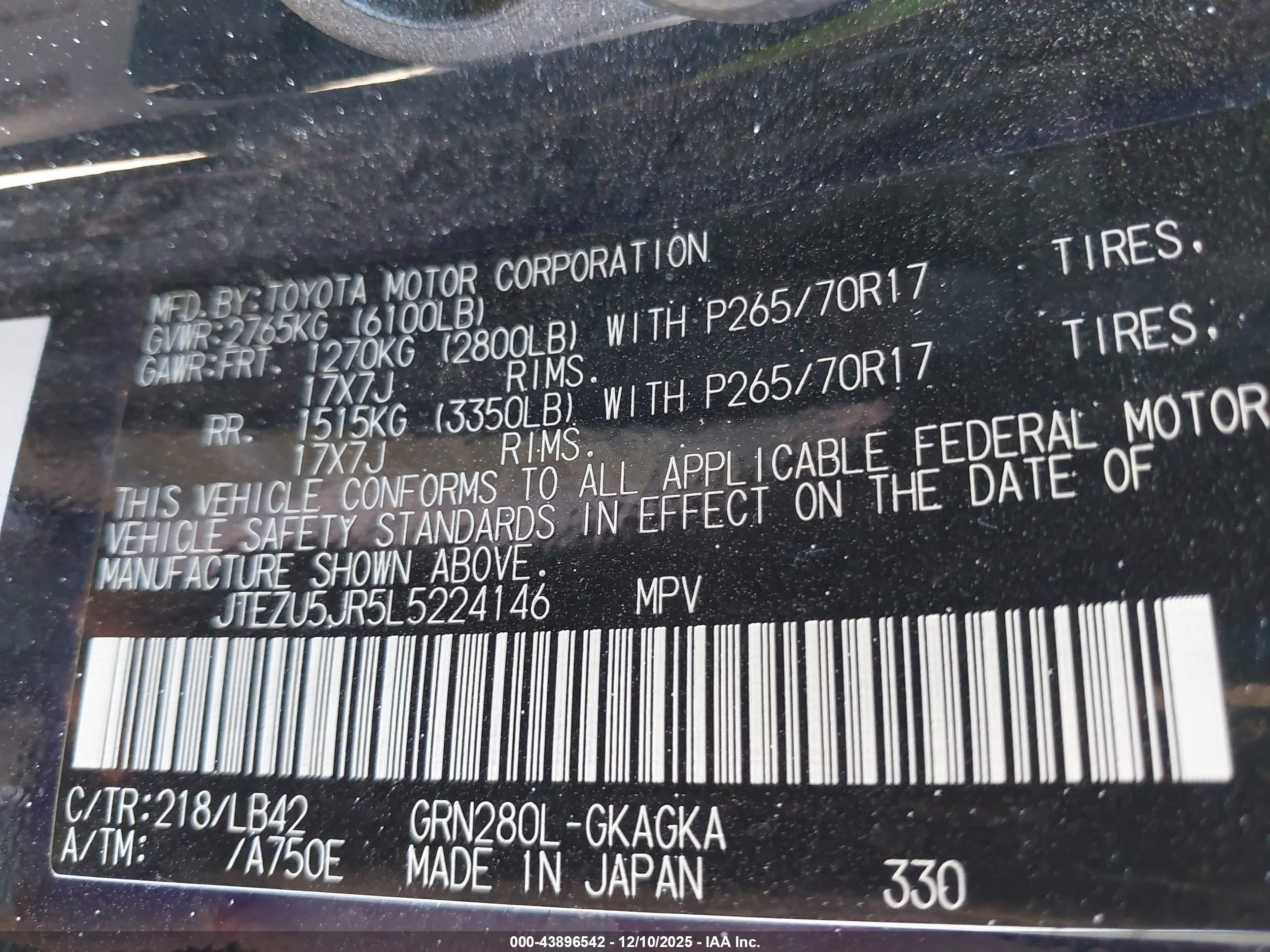 TOYOTA 4RUNNER image 9