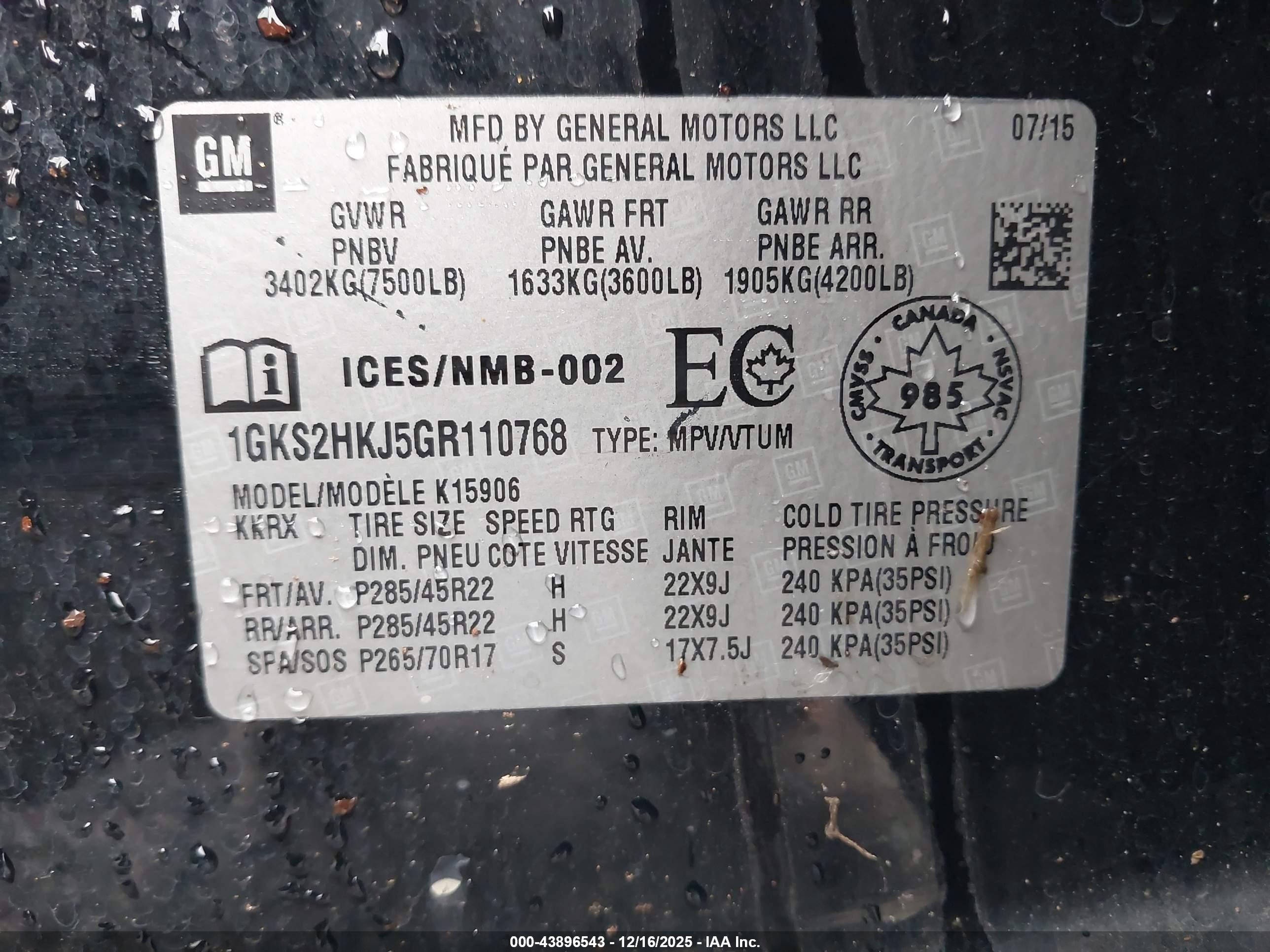 GMC YUKON image 9