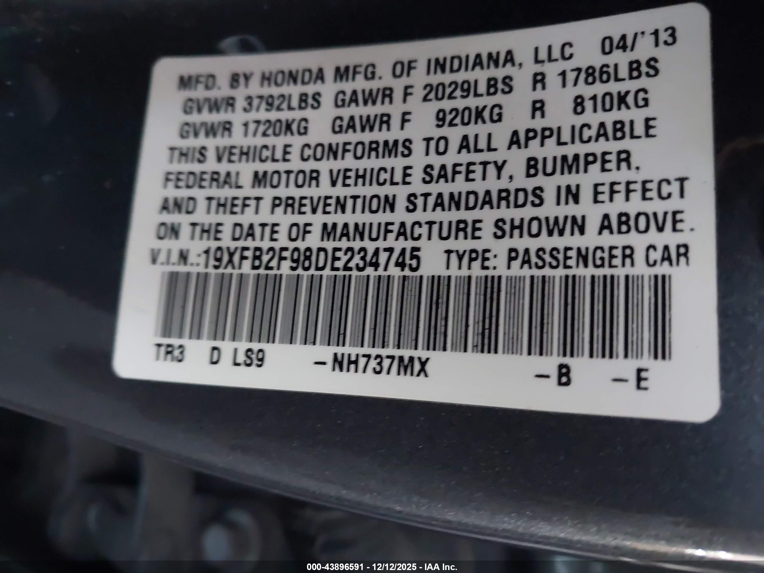 HONDA CIVIC image 9