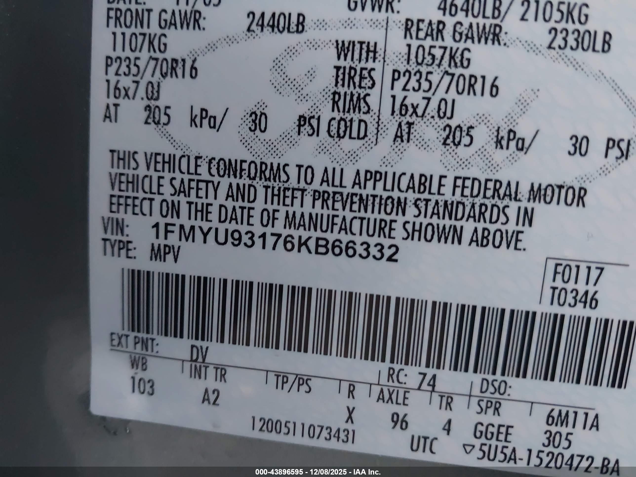 FORD ESCAPE image 9