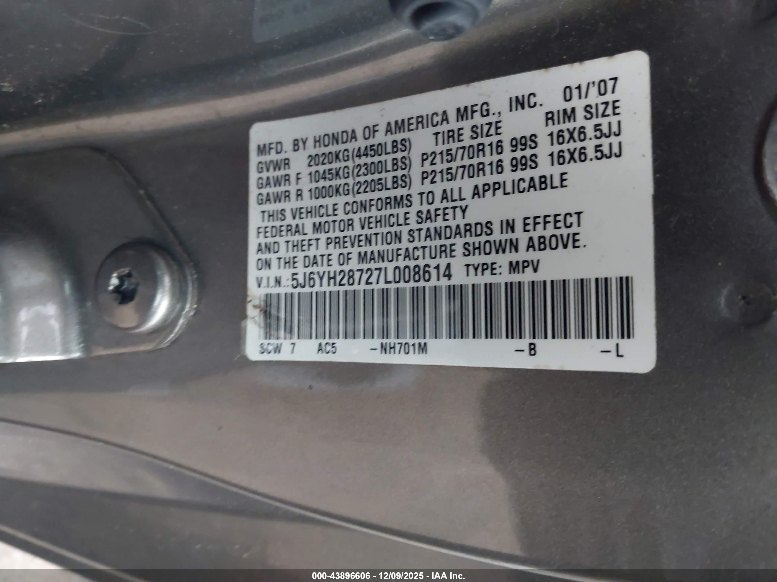 HONDA ELEMENT image 9