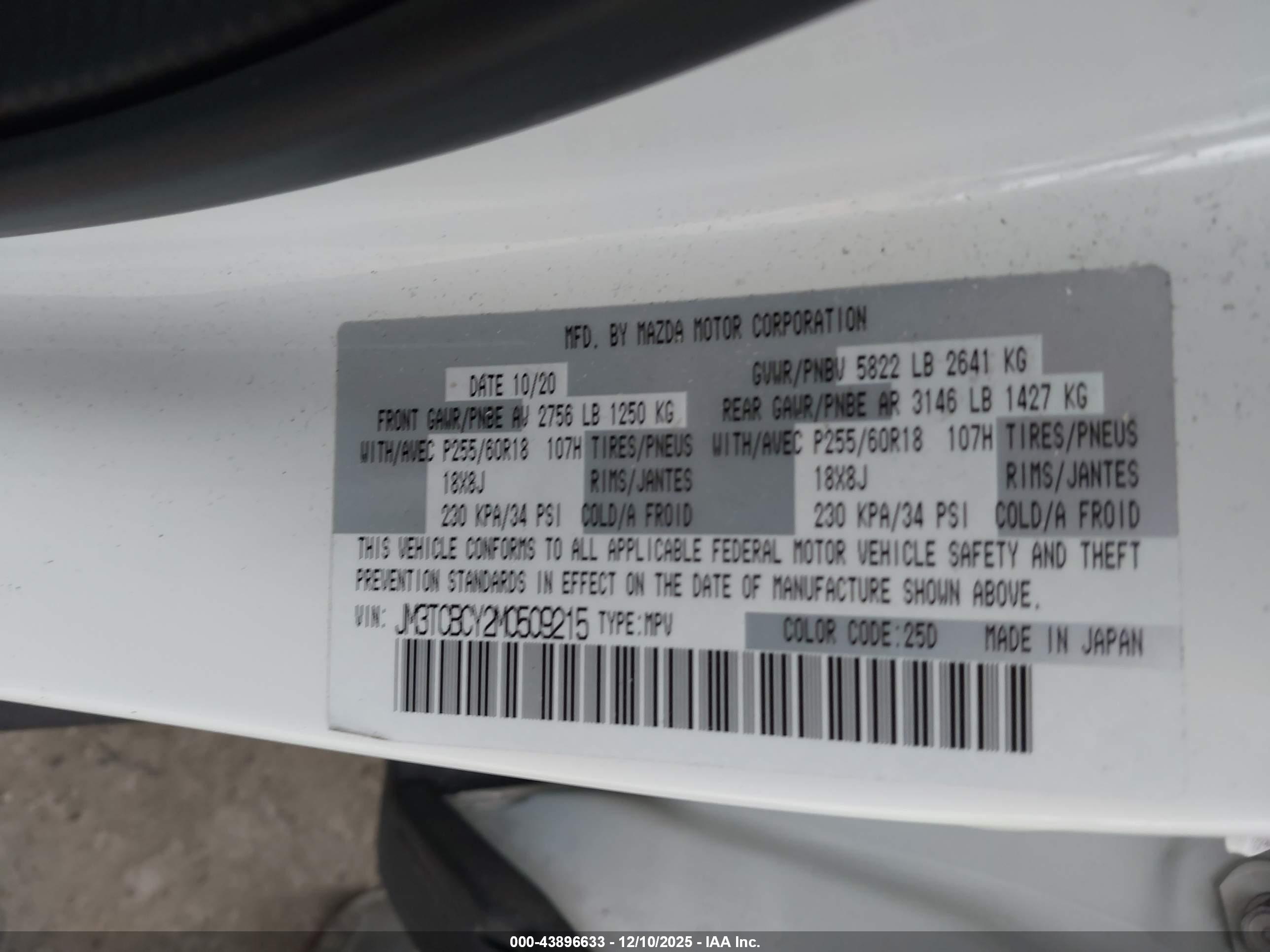 MAZDA CX-9 image 9