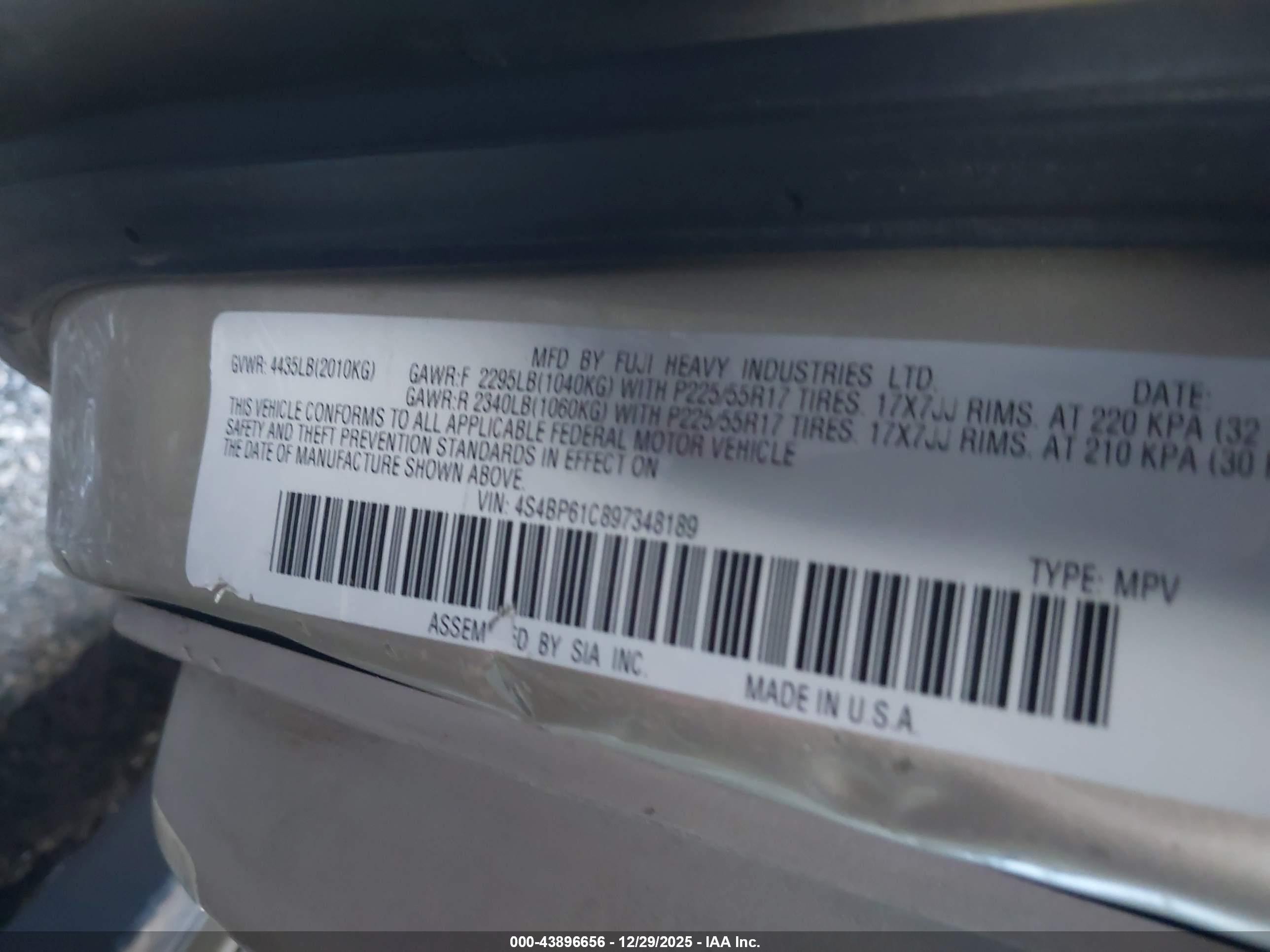 SUBARU OUTBACK image 9