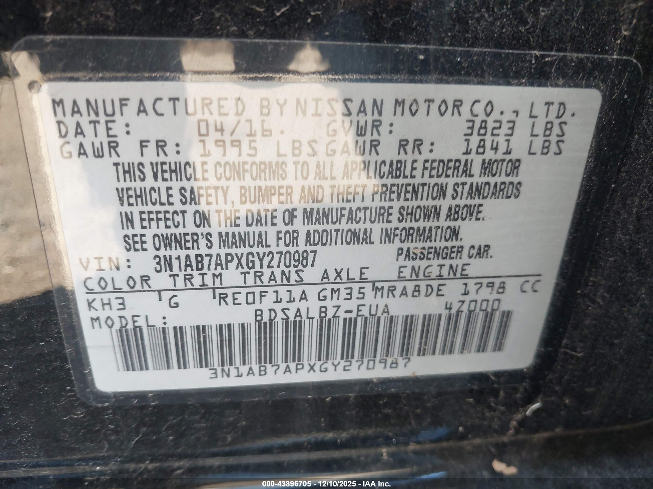 NISSAN SENTRA image 9