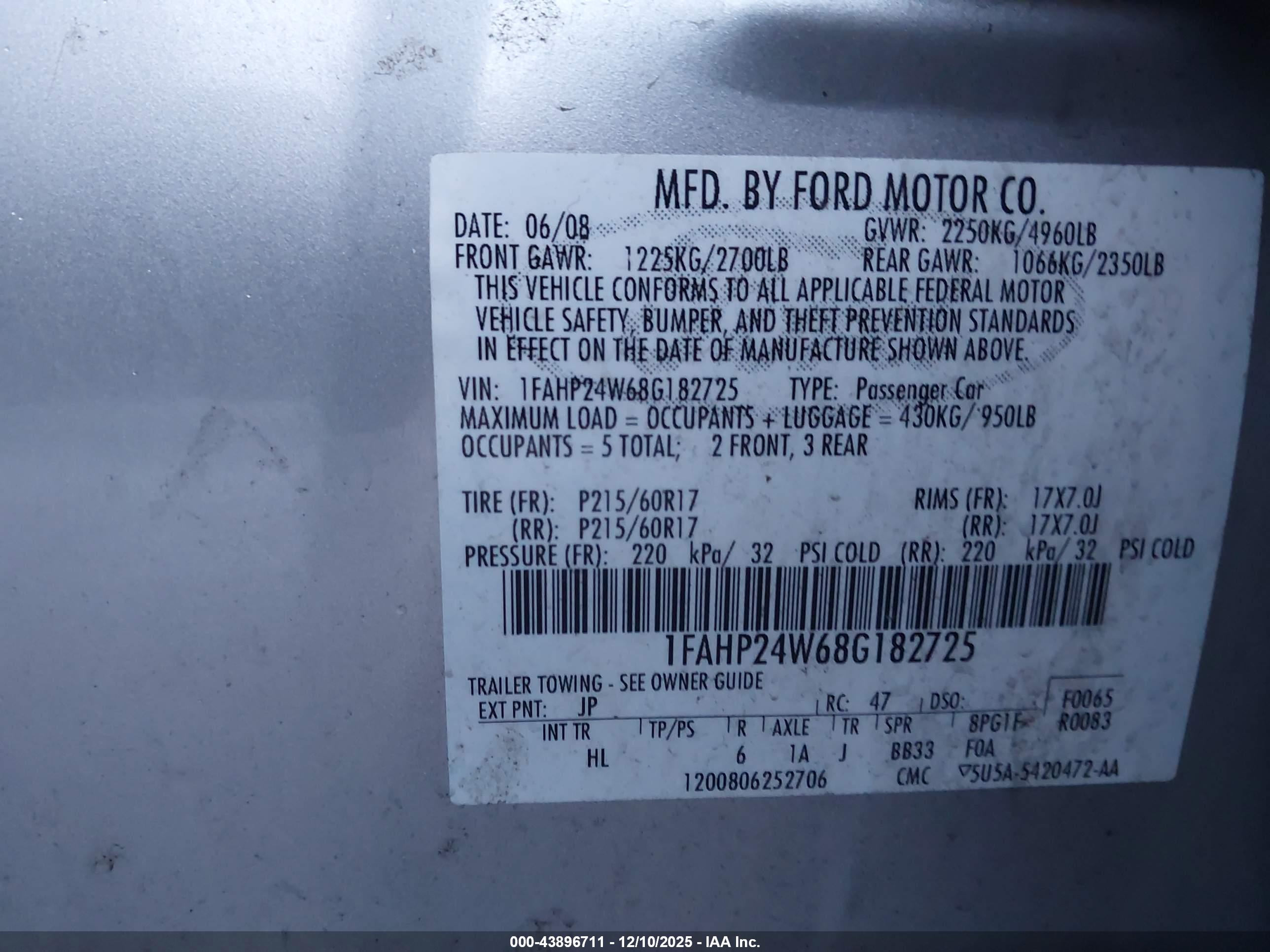 FORD TAURUS image 9