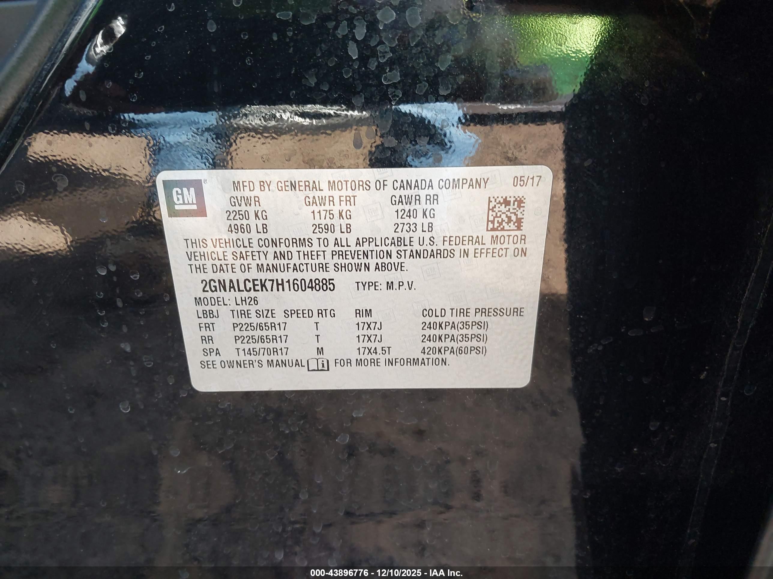 CHEVROLET EQUINOX image 9