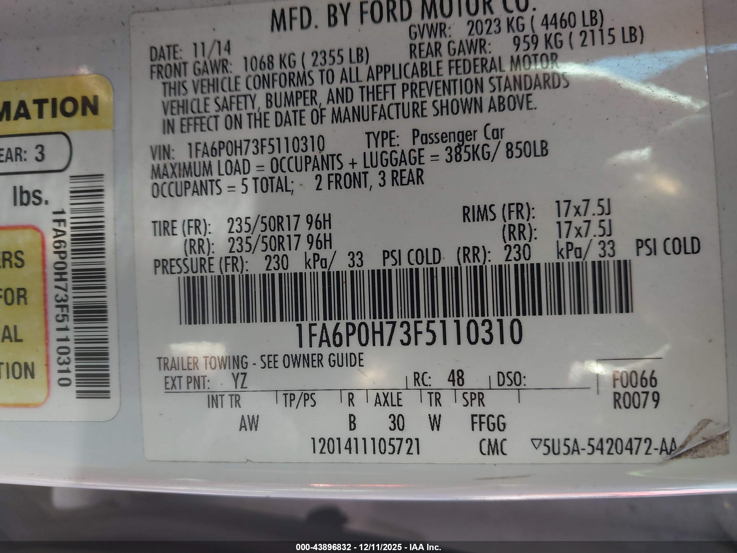 FORD FUSION image 9