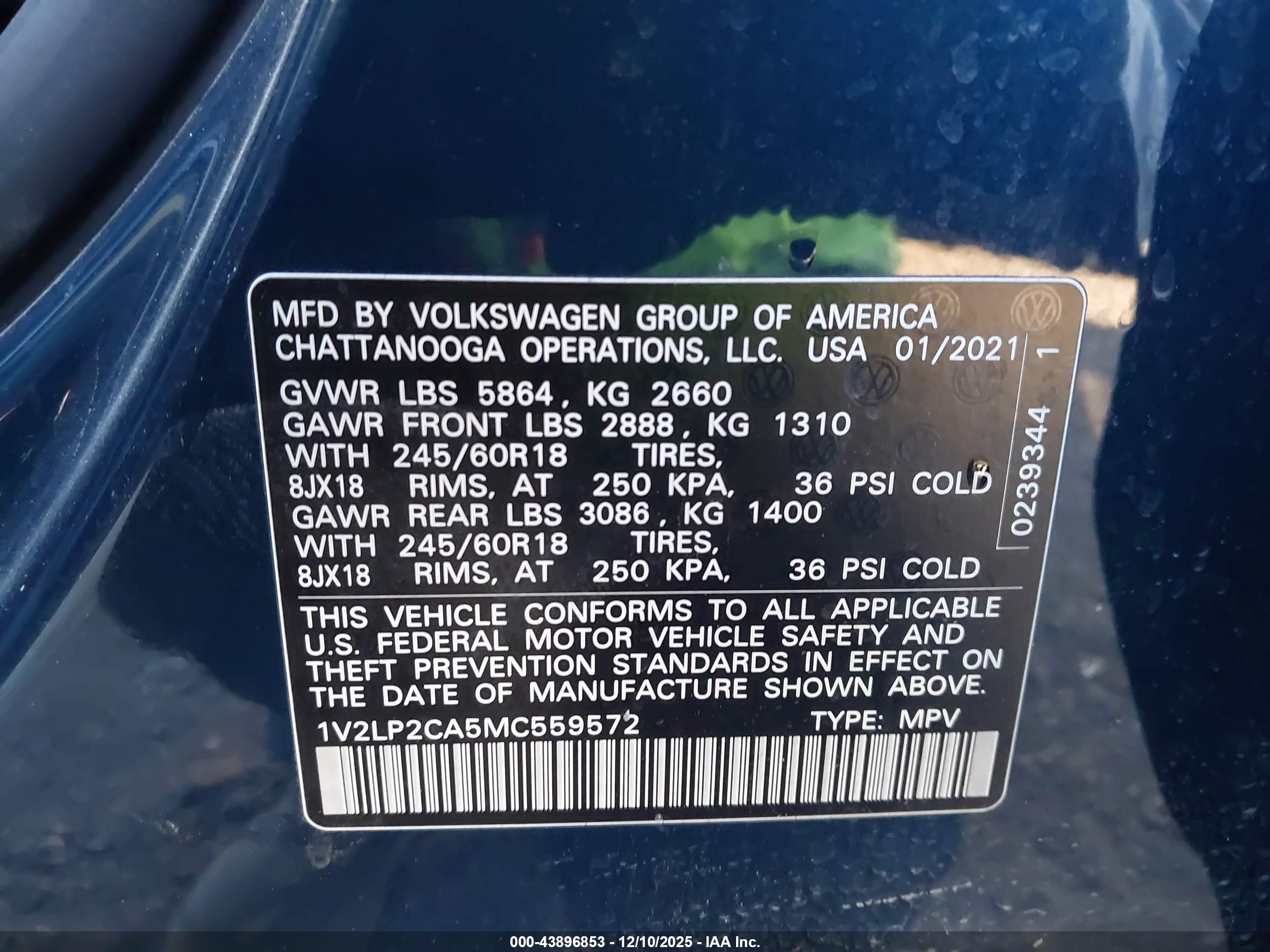 VOLKSWAGEN ATLAS image 9