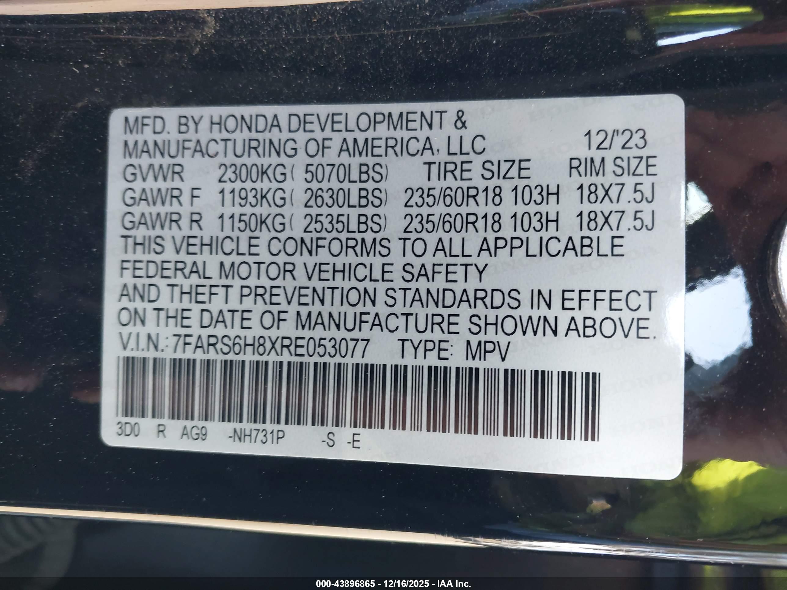 HONDA CR-V image 9