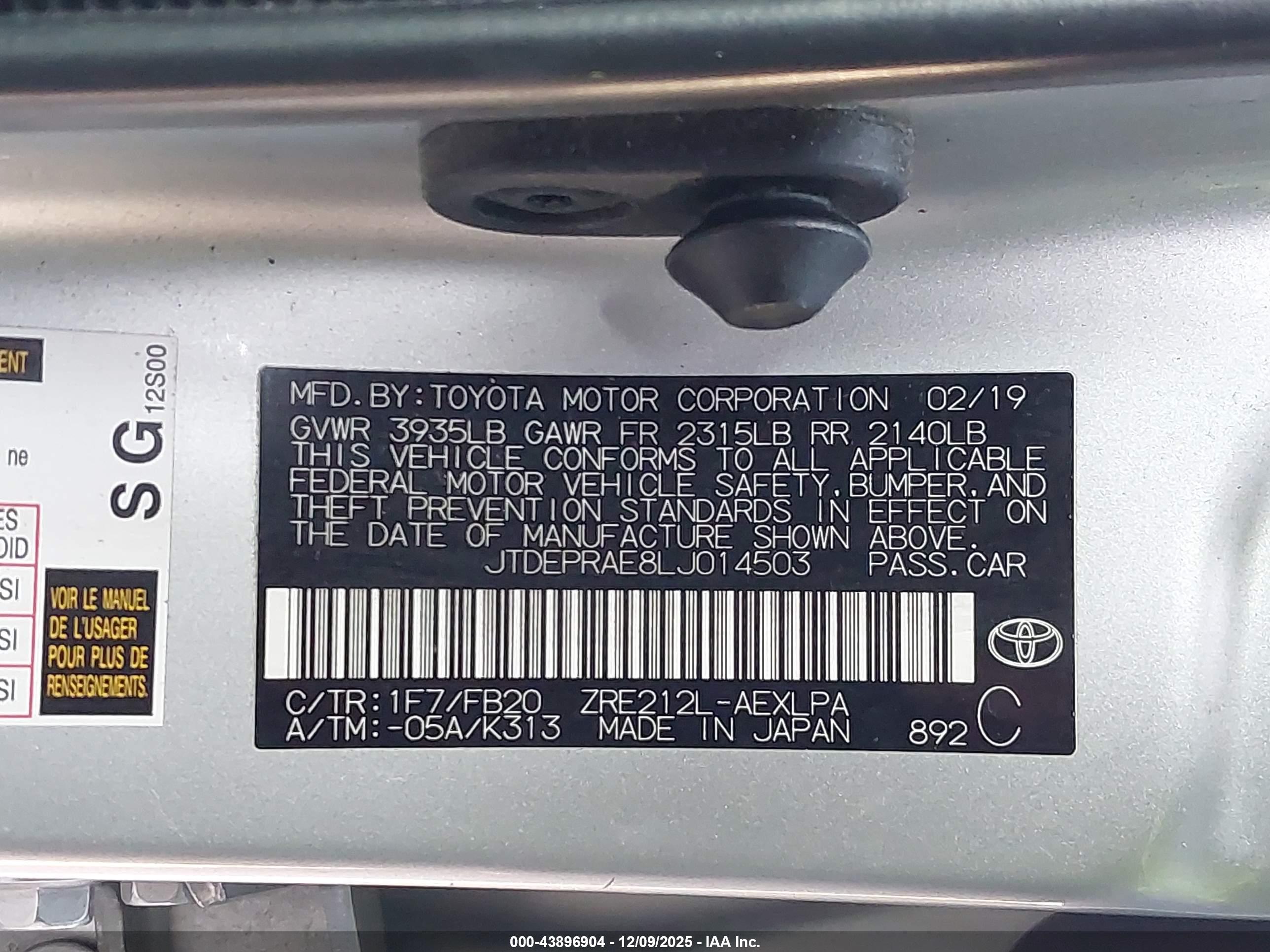 TOYOTA COROLLA image 9