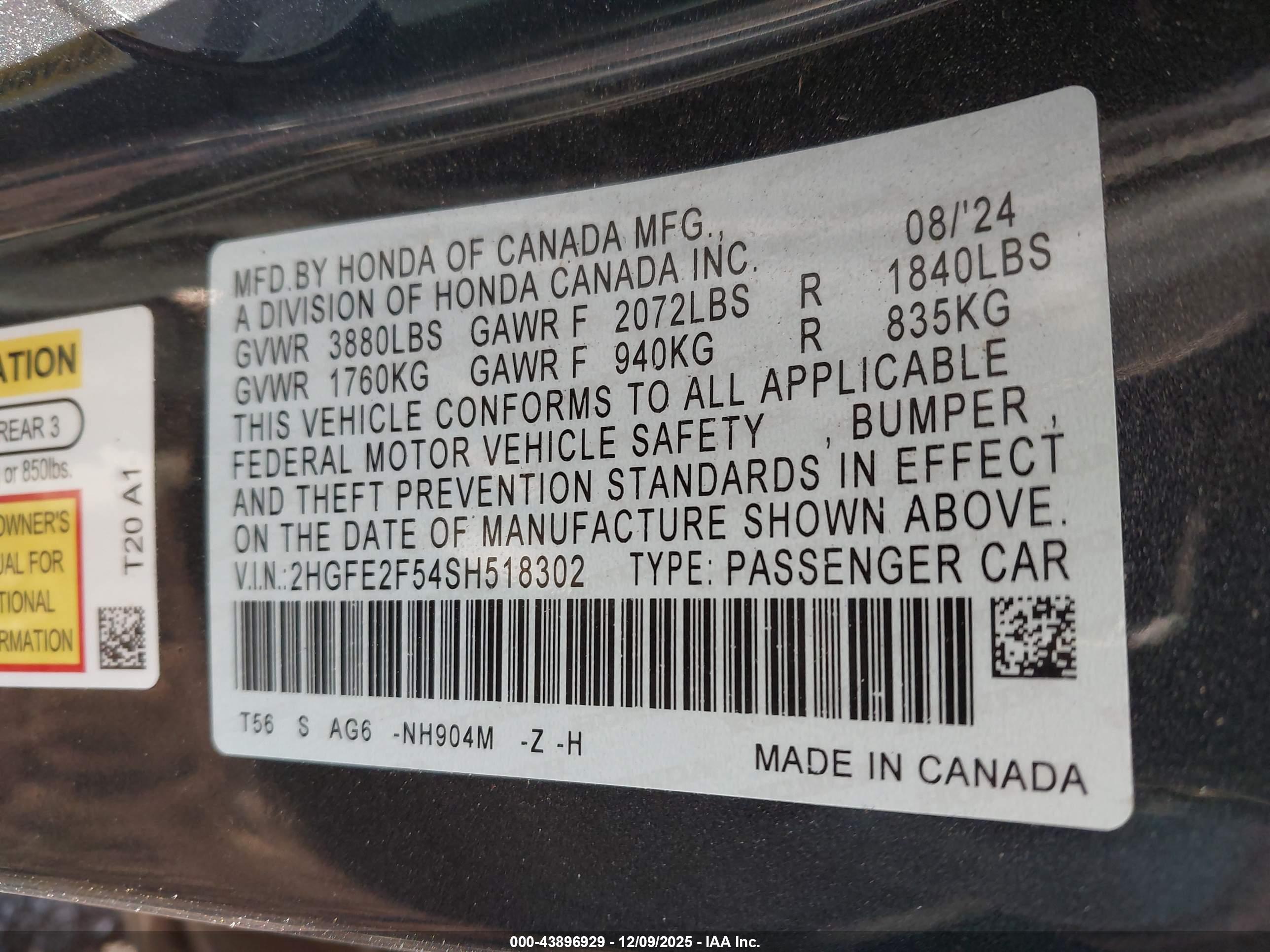 HONDA CIVIC image 9