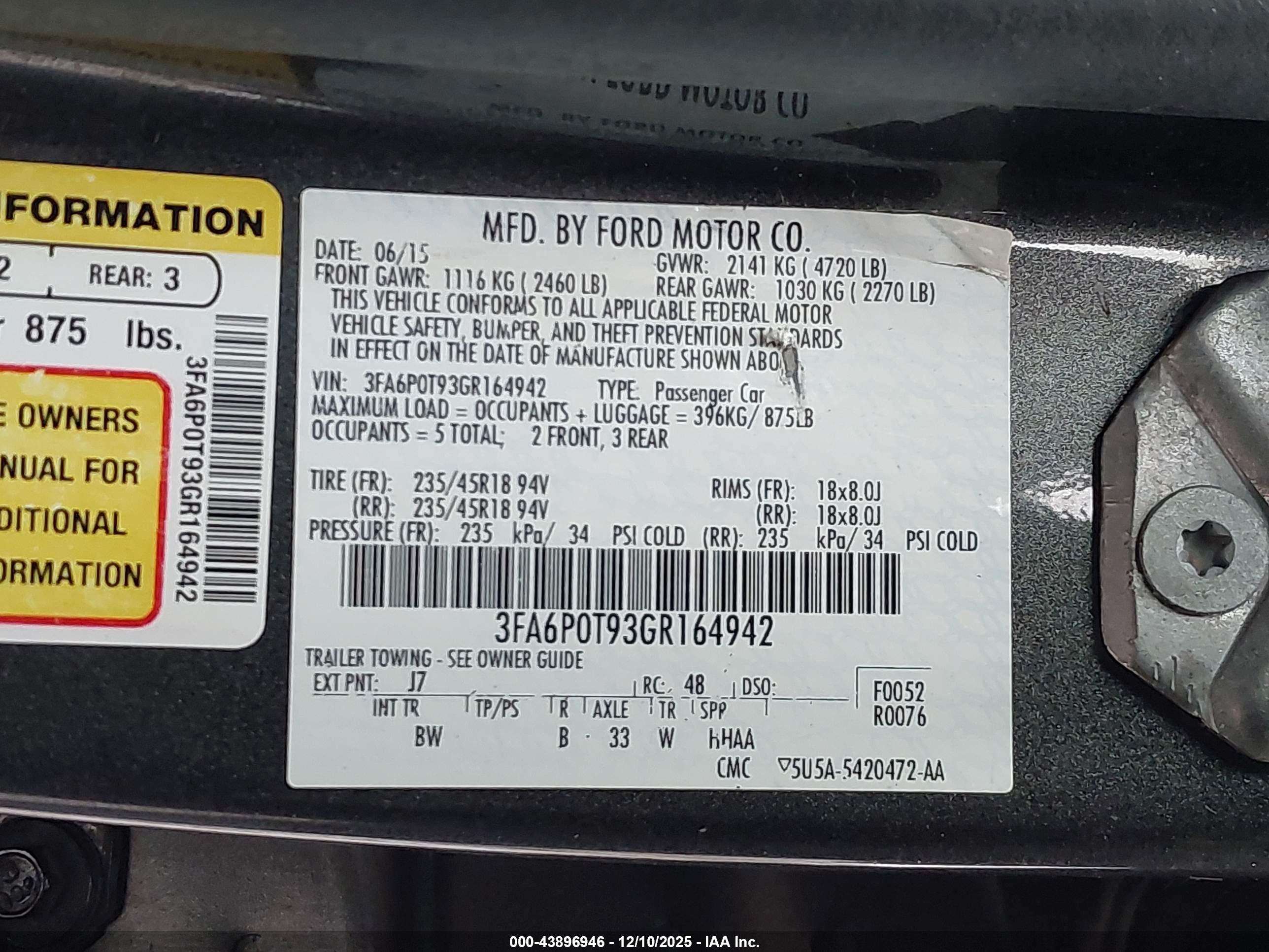 FORD FUSION image 9