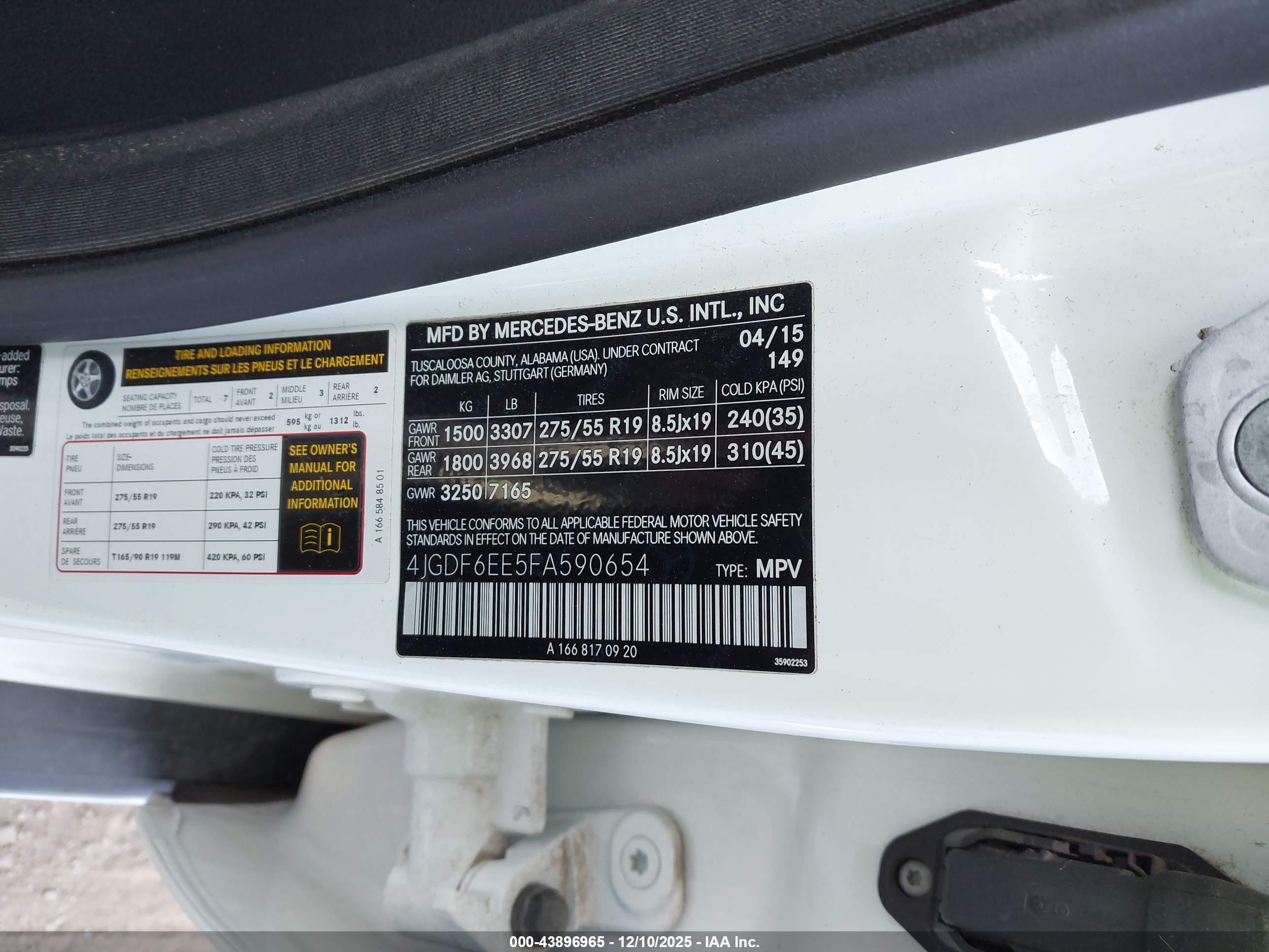 MERCEDES-BENZ GL image 9