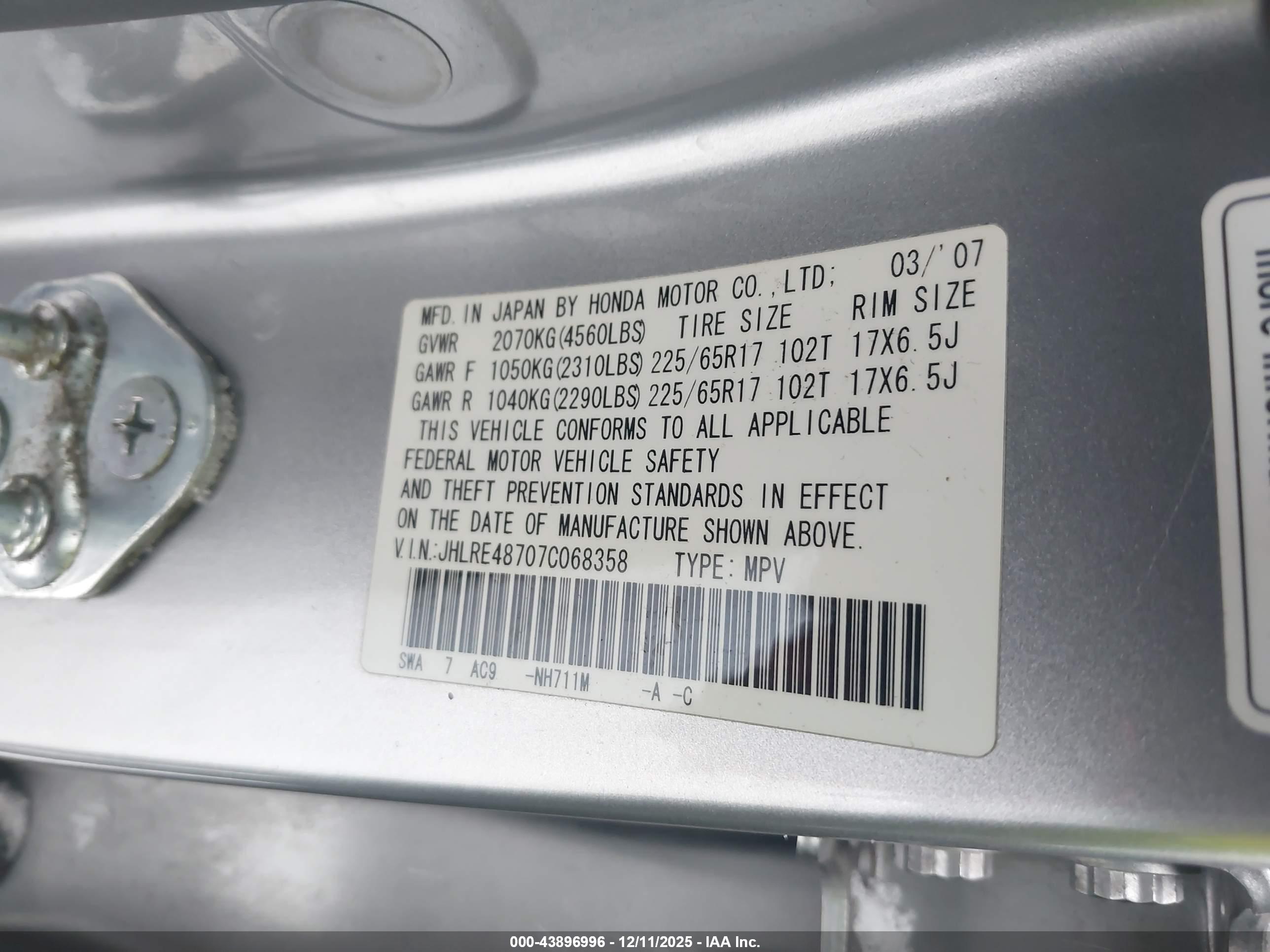 HONDA CR-V image 9