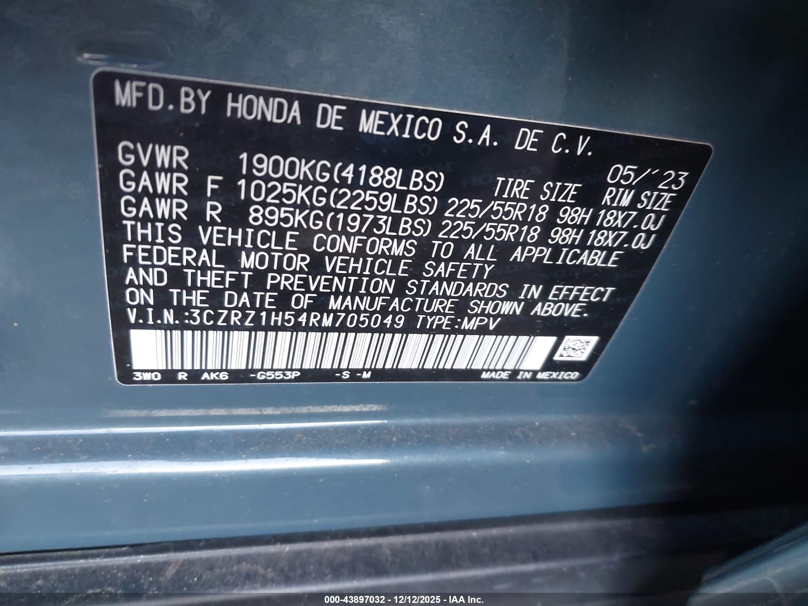 HONDA HR-V image 9