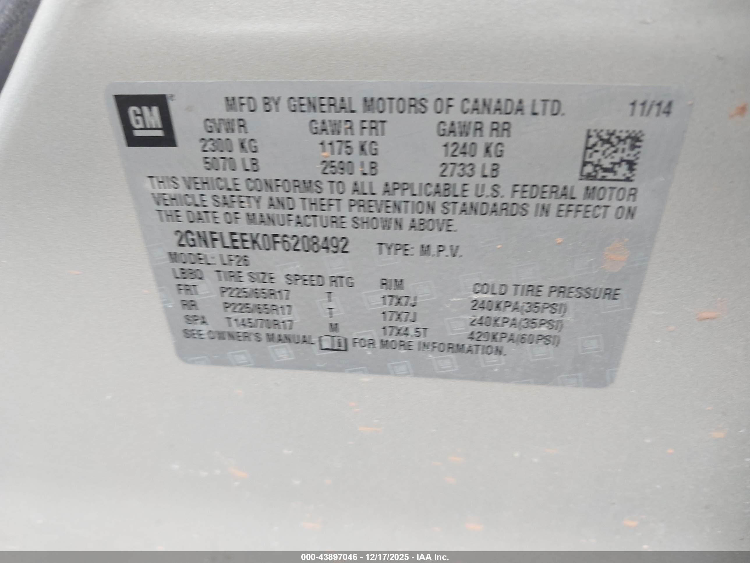 CHEVROLET EQUINOX image 9