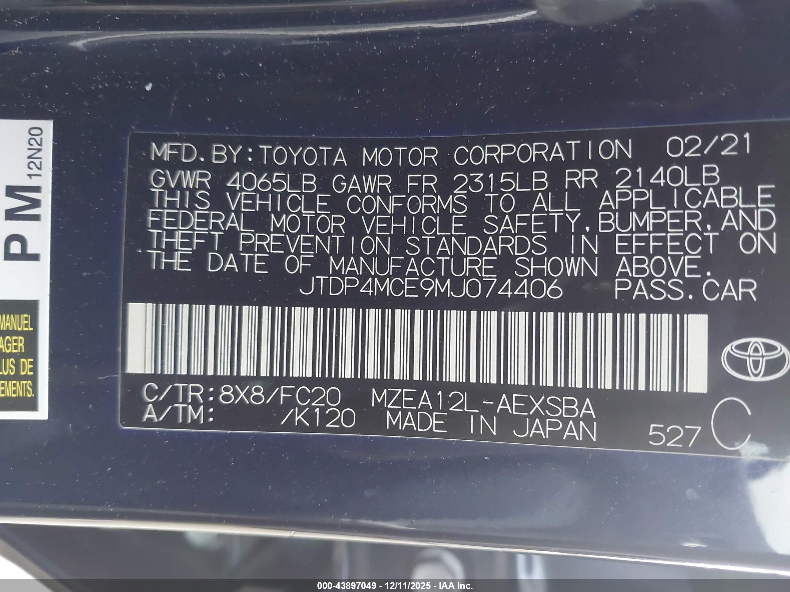 TOYOTA COROLLA image 9