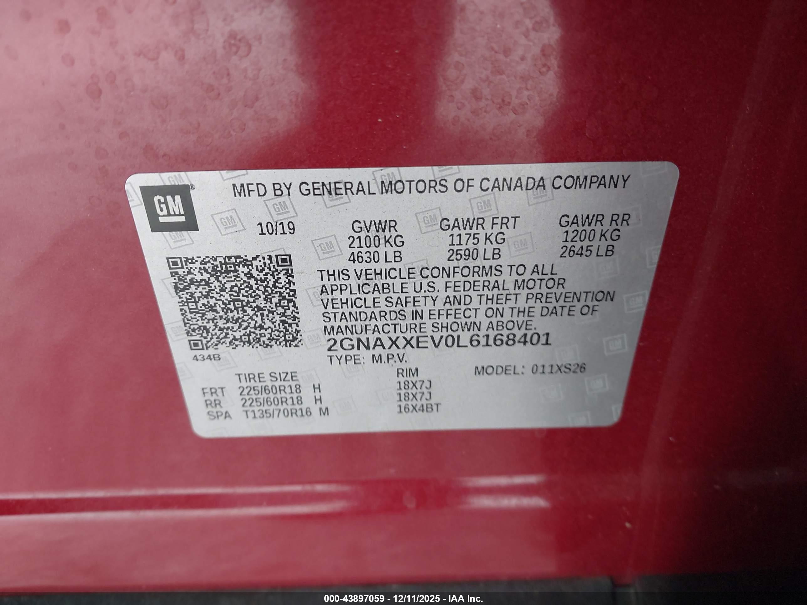 CHEVROLET EQUINOX image 9