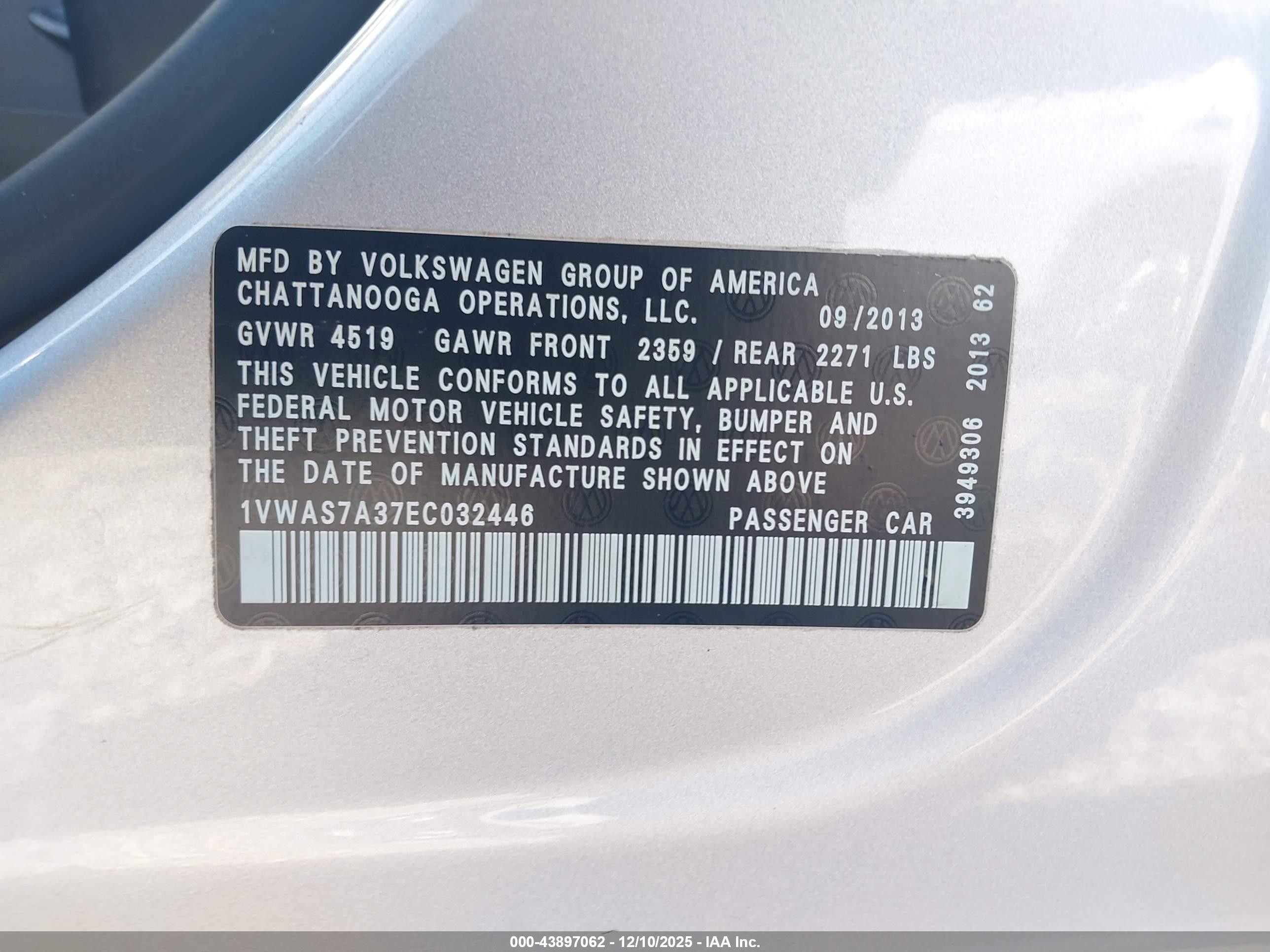 VOLKSWAGEN PASSAT image 9