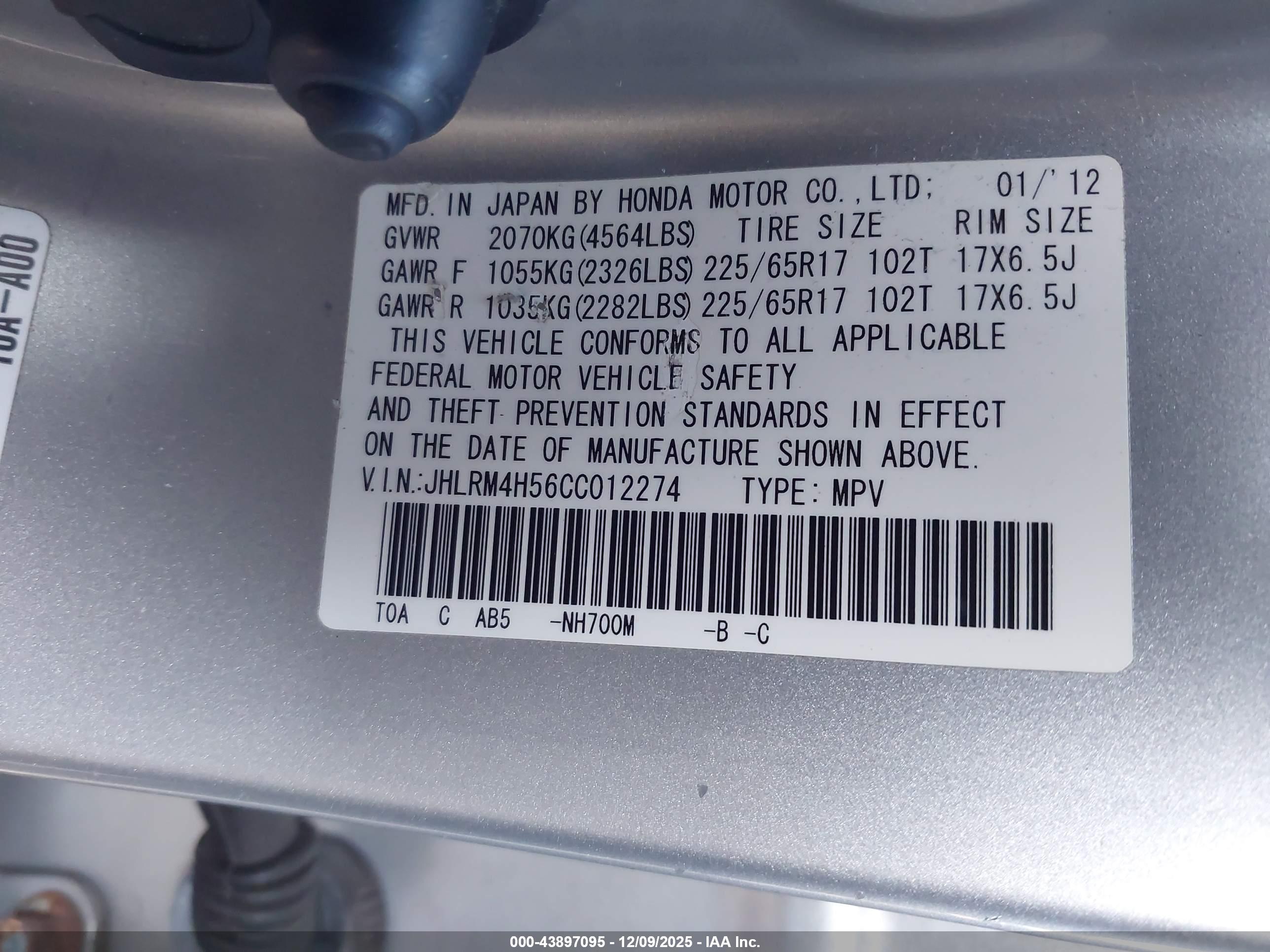 HONDA CR-V image 9