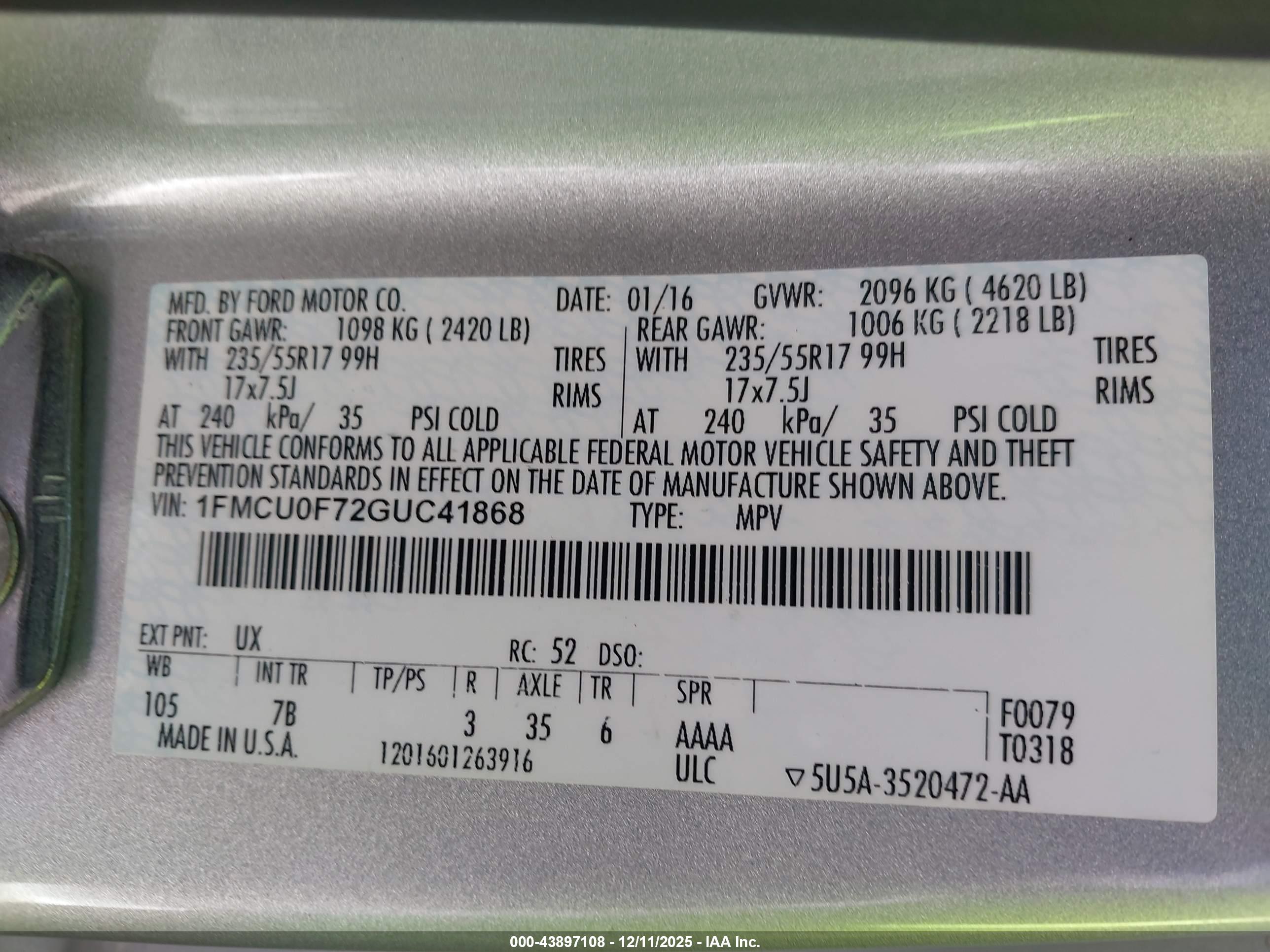 FORD ESCAPE image 9