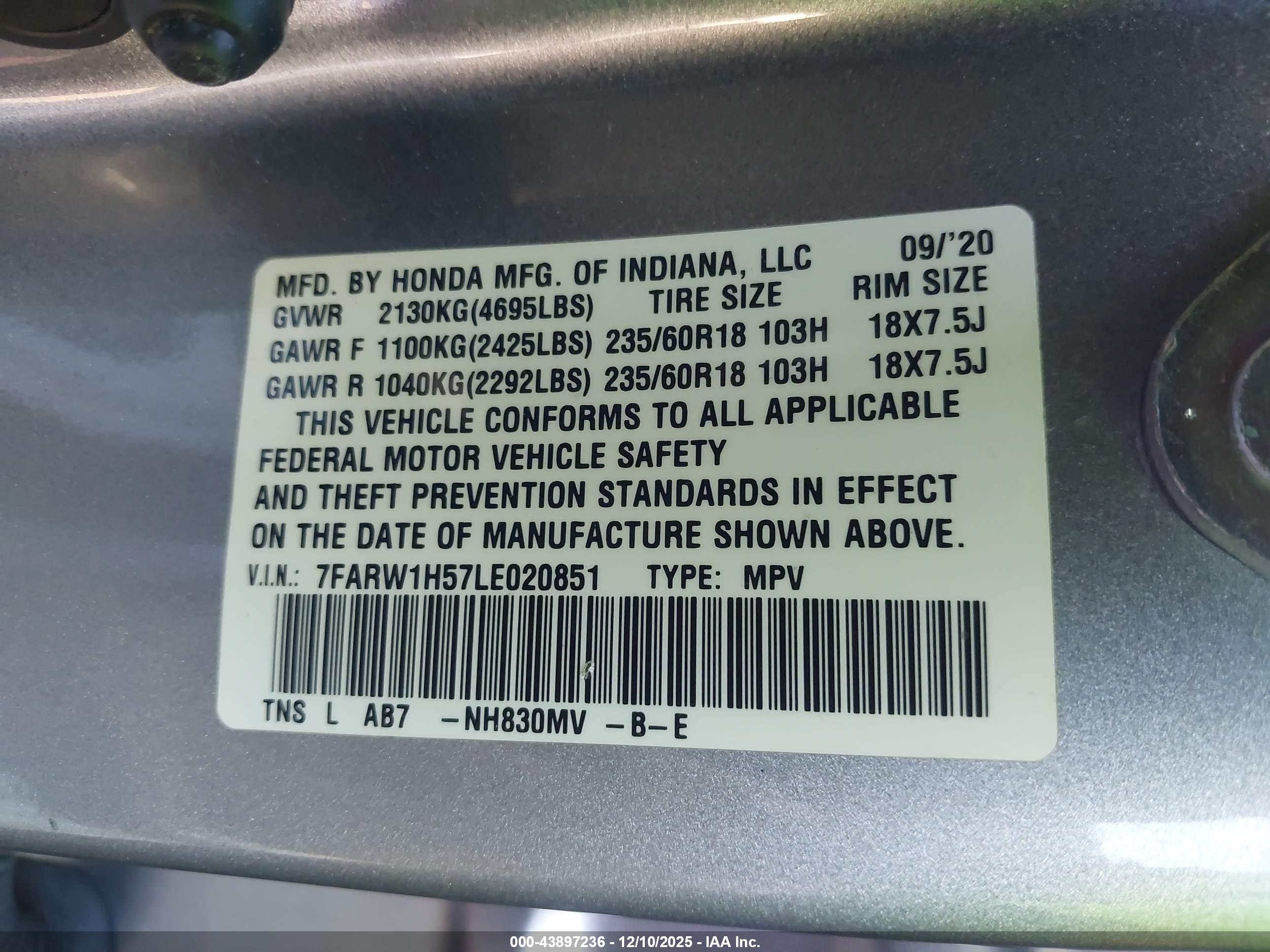 HONDA CR-V image 9