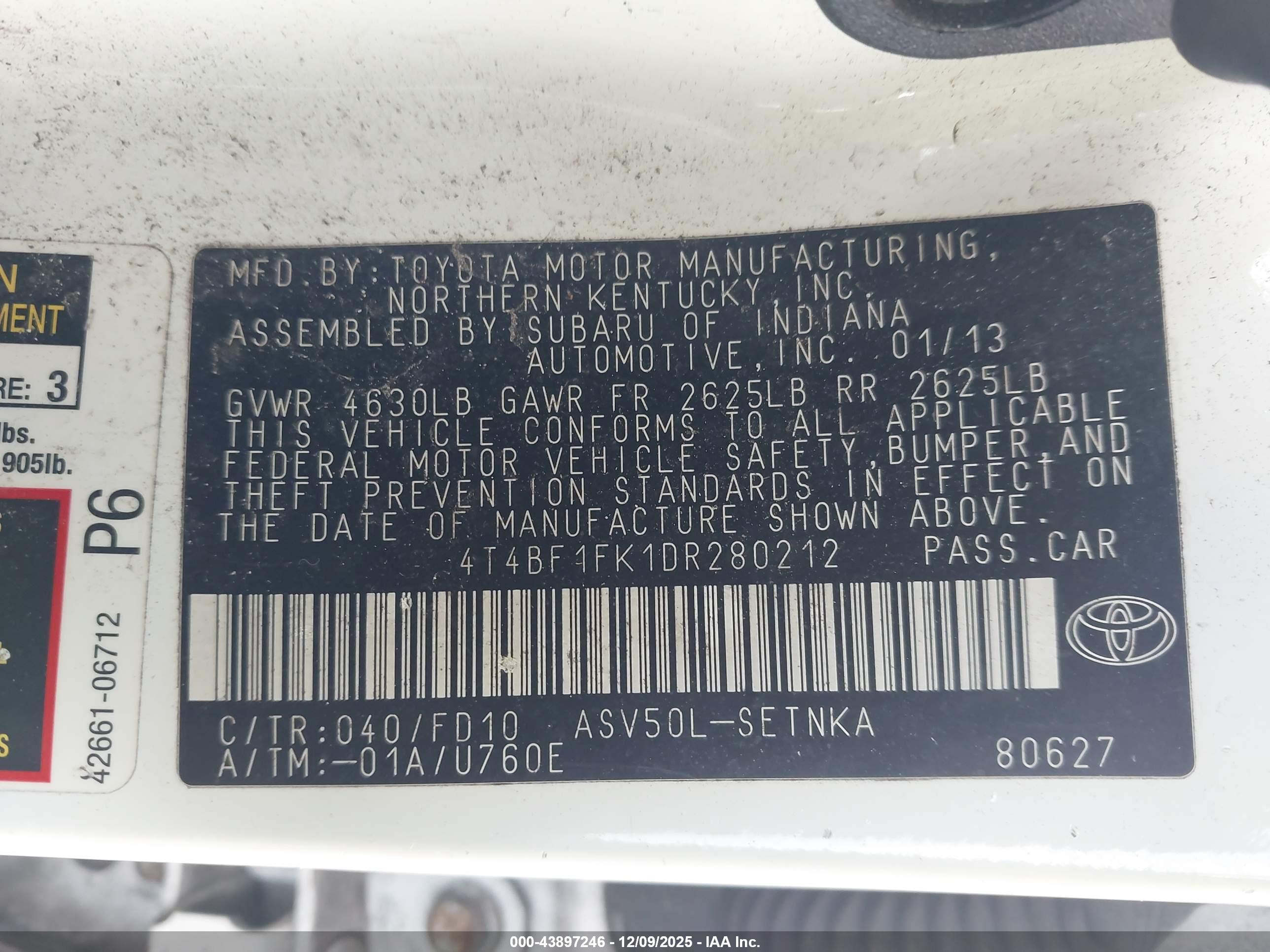 TOYOTA CAMRY image 9