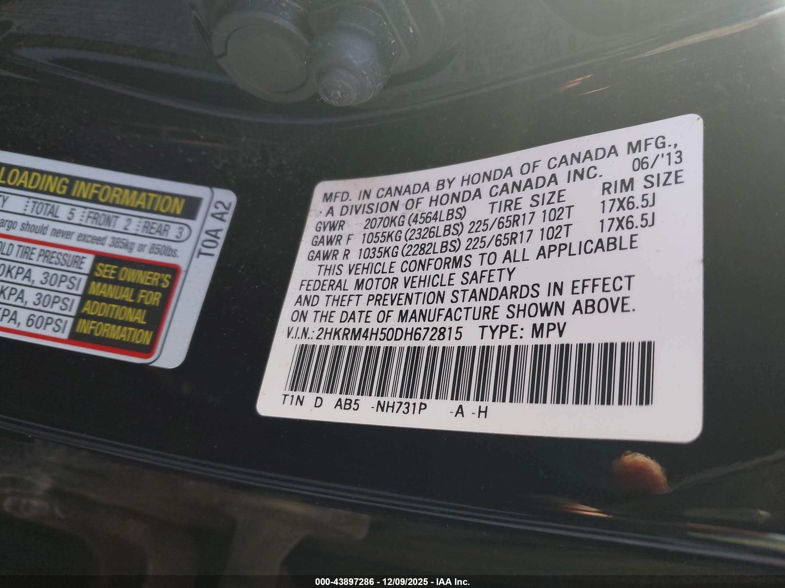 HONDA CR-V image 9