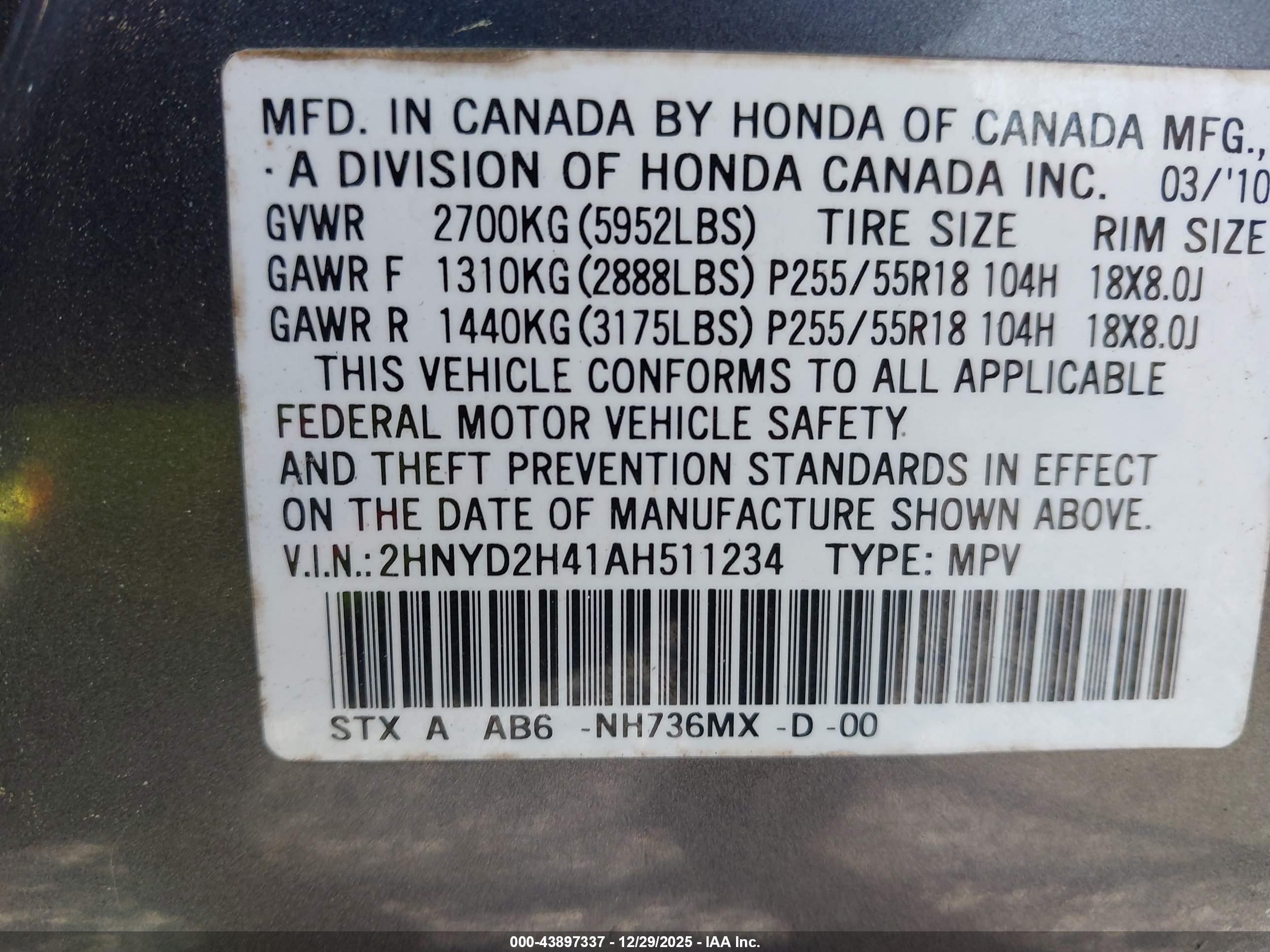 ACURA MDX image 9