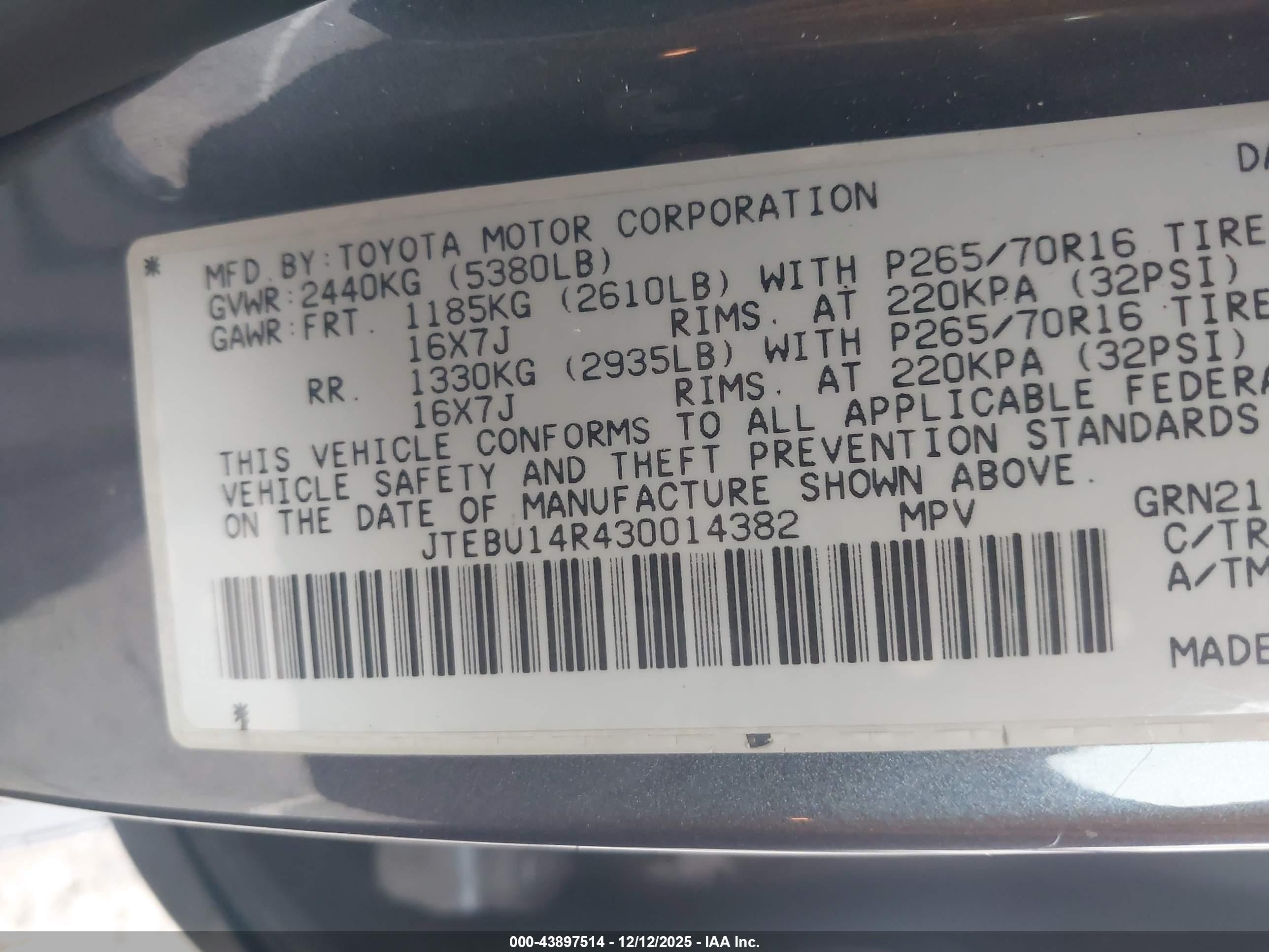 TOYOTA 4RUNNER image 9