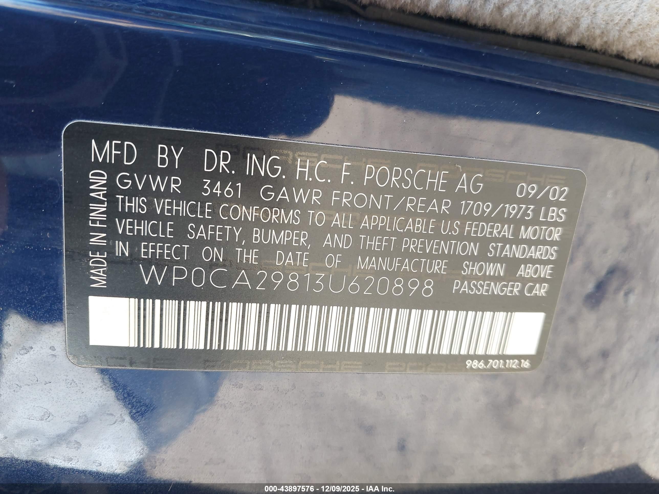 PORSCHE BOXSTER image 9