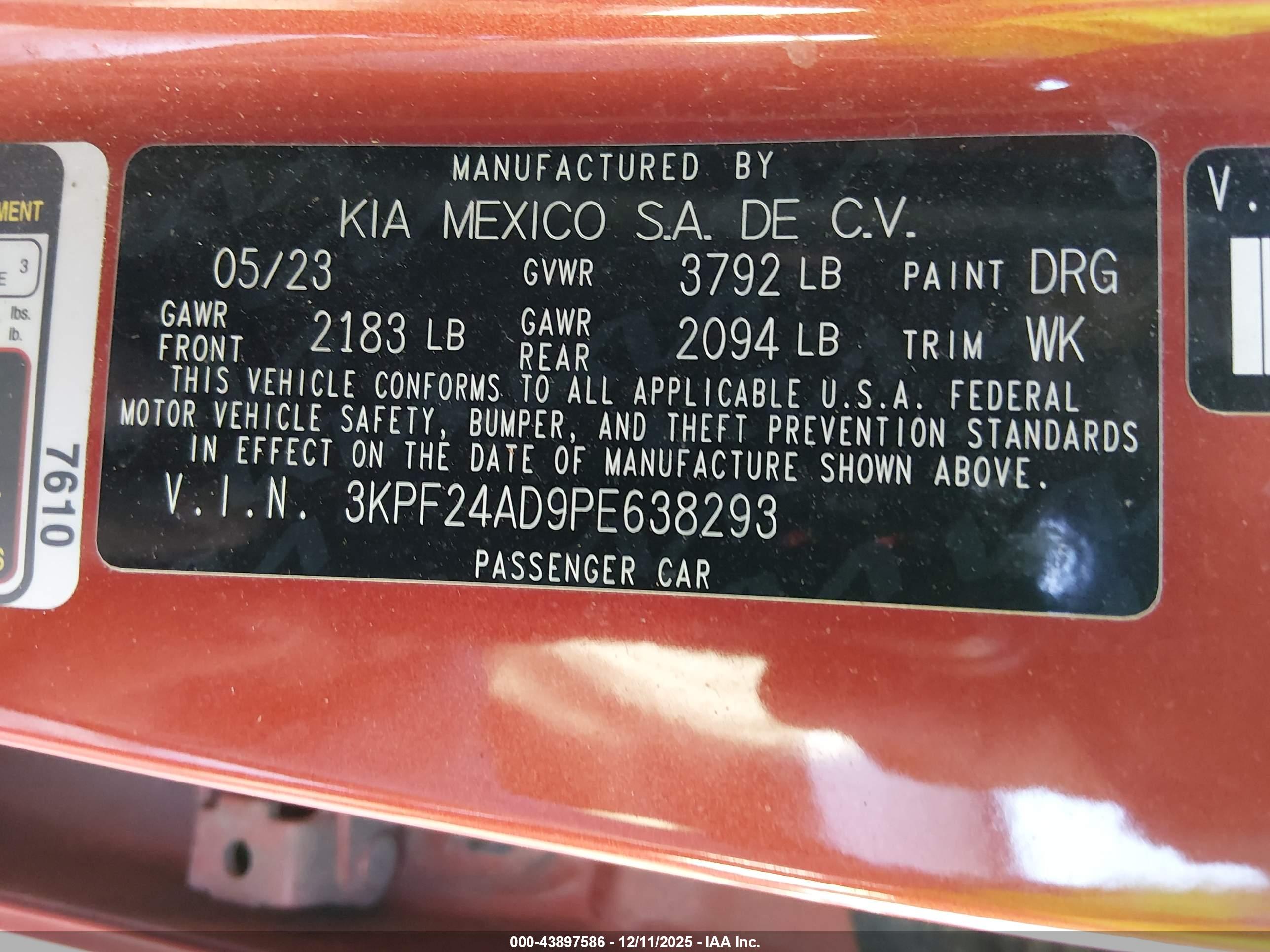 KIA FORTE image 9