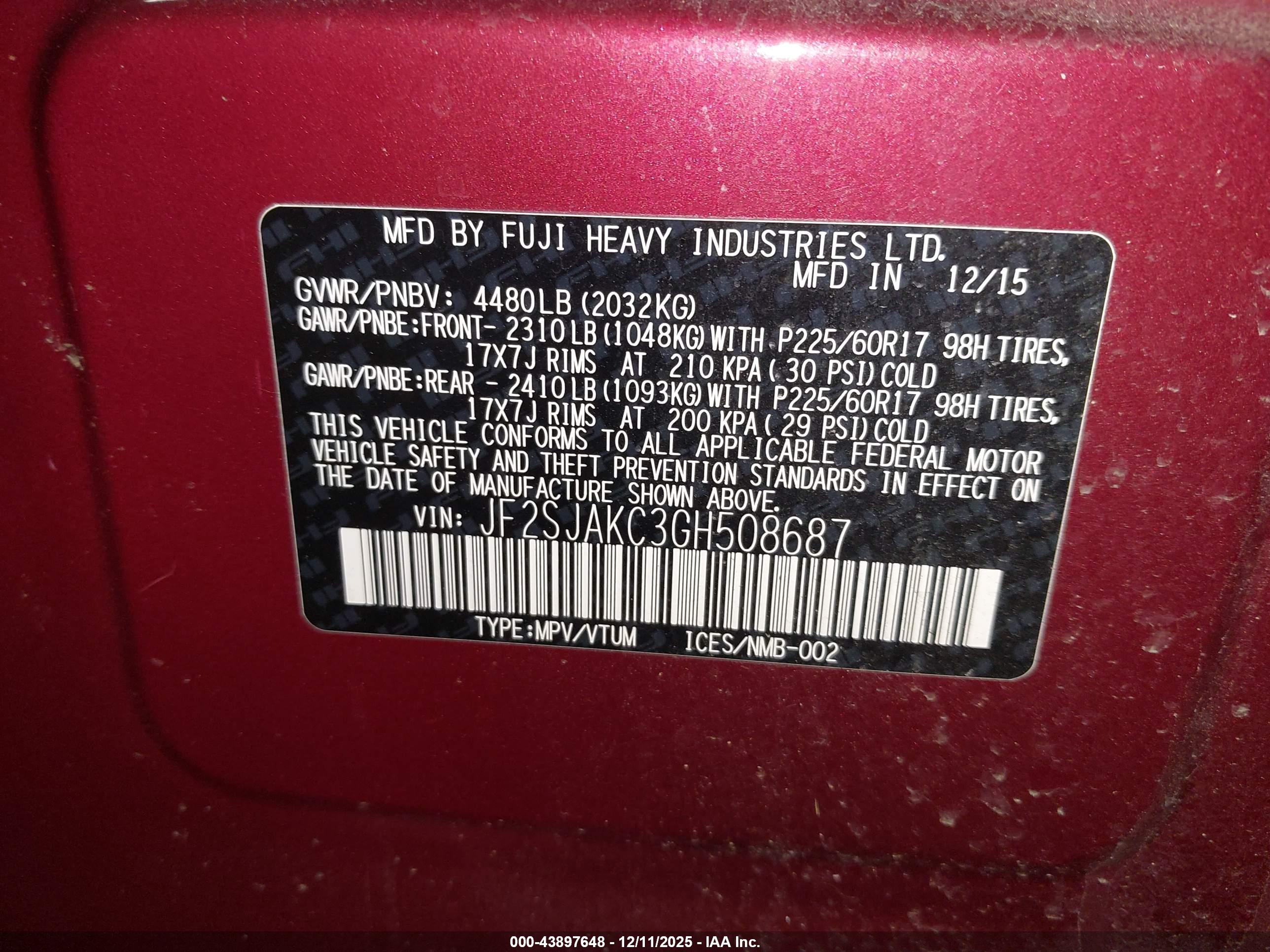 SUBARU FORESTER image 9