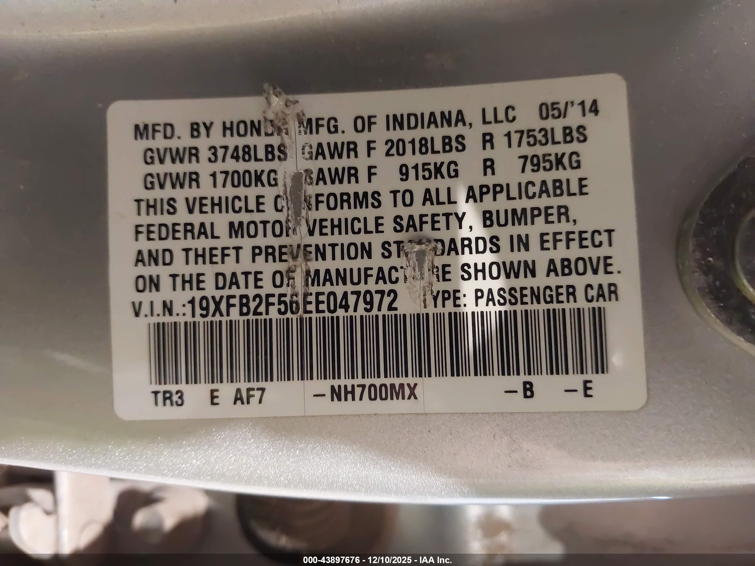 HONDA CIVIC image 9