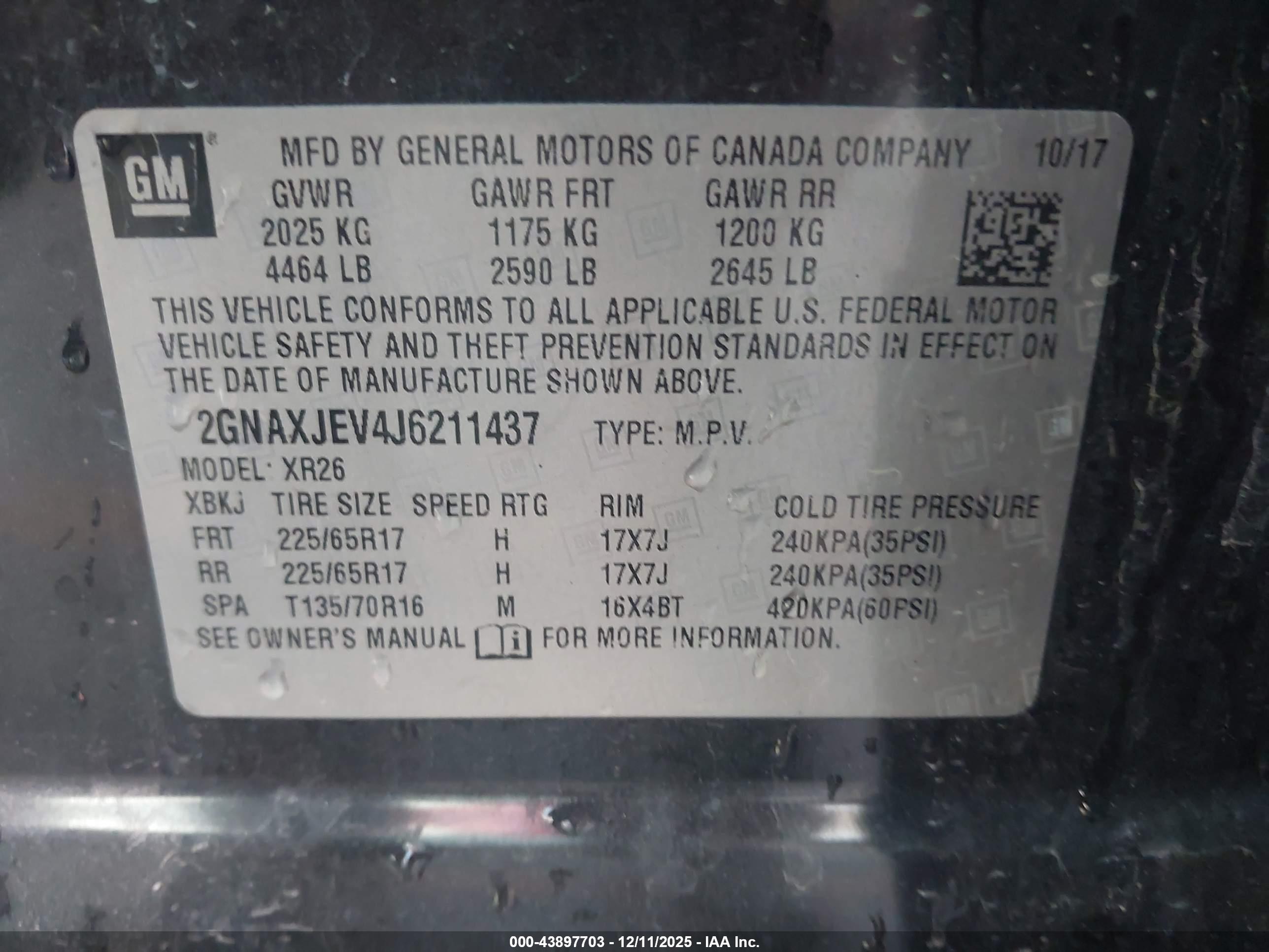 CHEVROLET EQUINOX image 9
