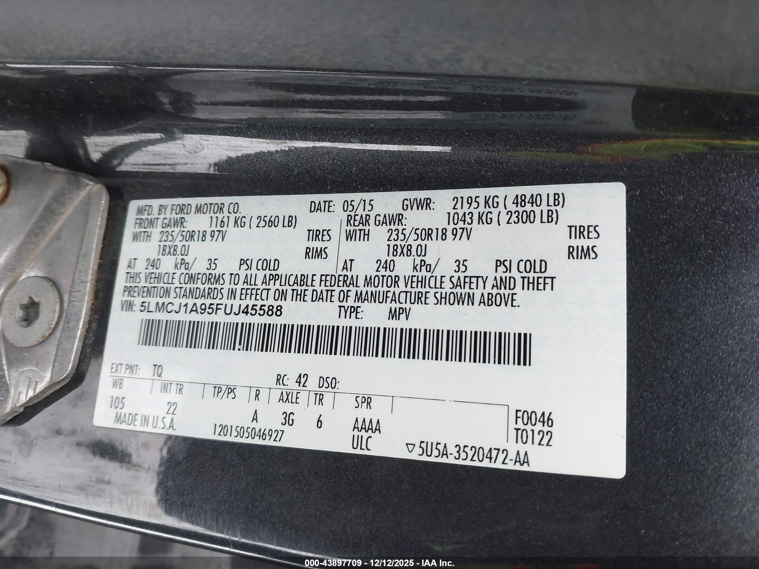 LINCOLN MKC image 9