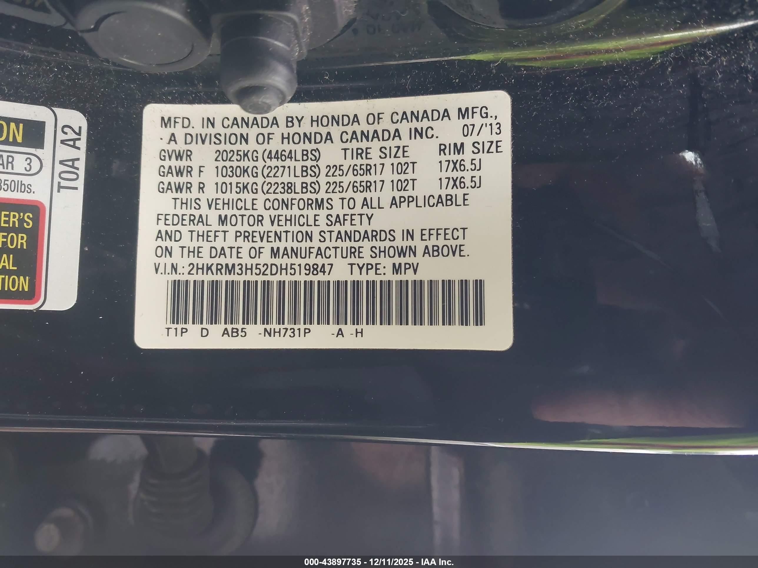 HONDA CR-V image 9